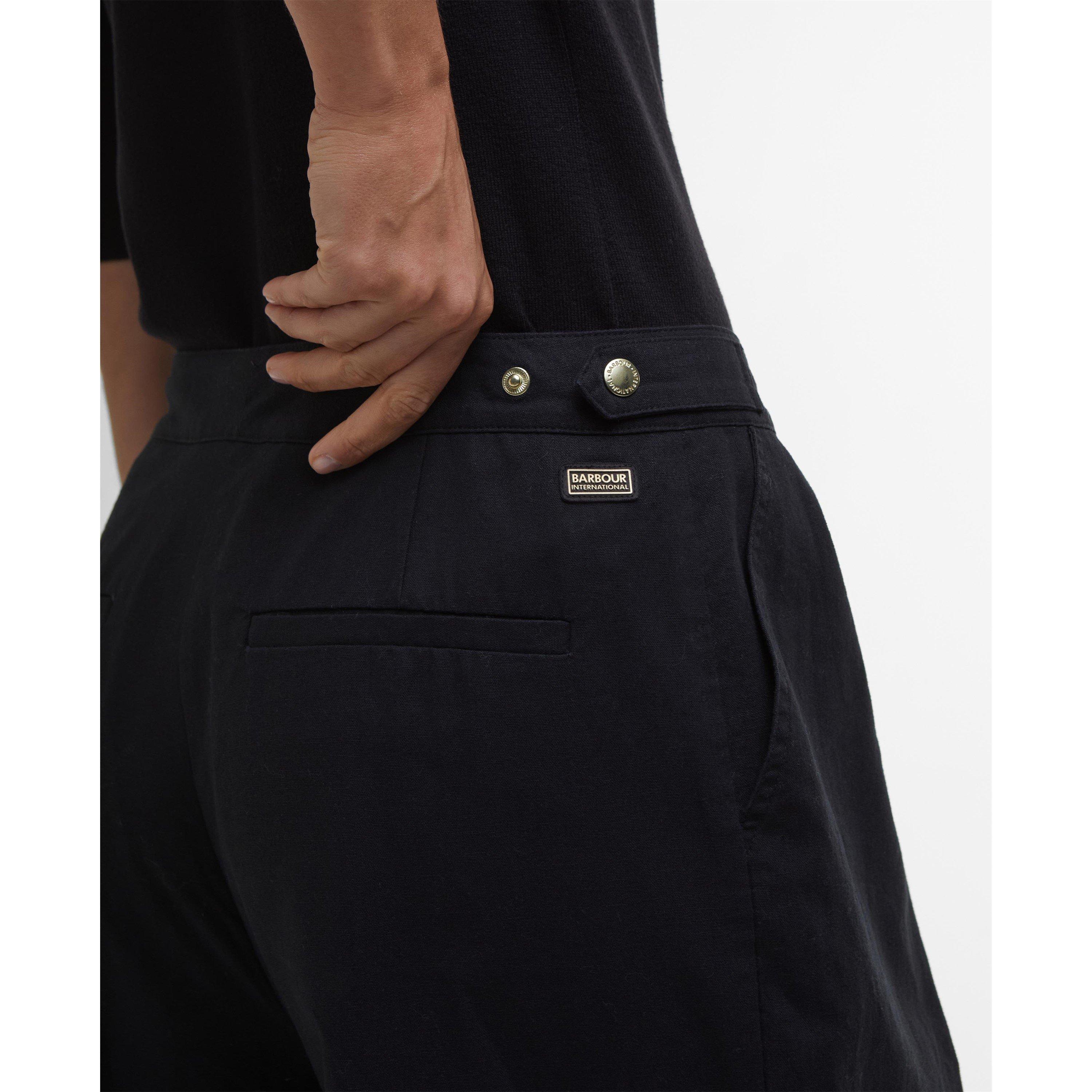 Black - Barbour International - Riley Wide-Leg Trousers - 5