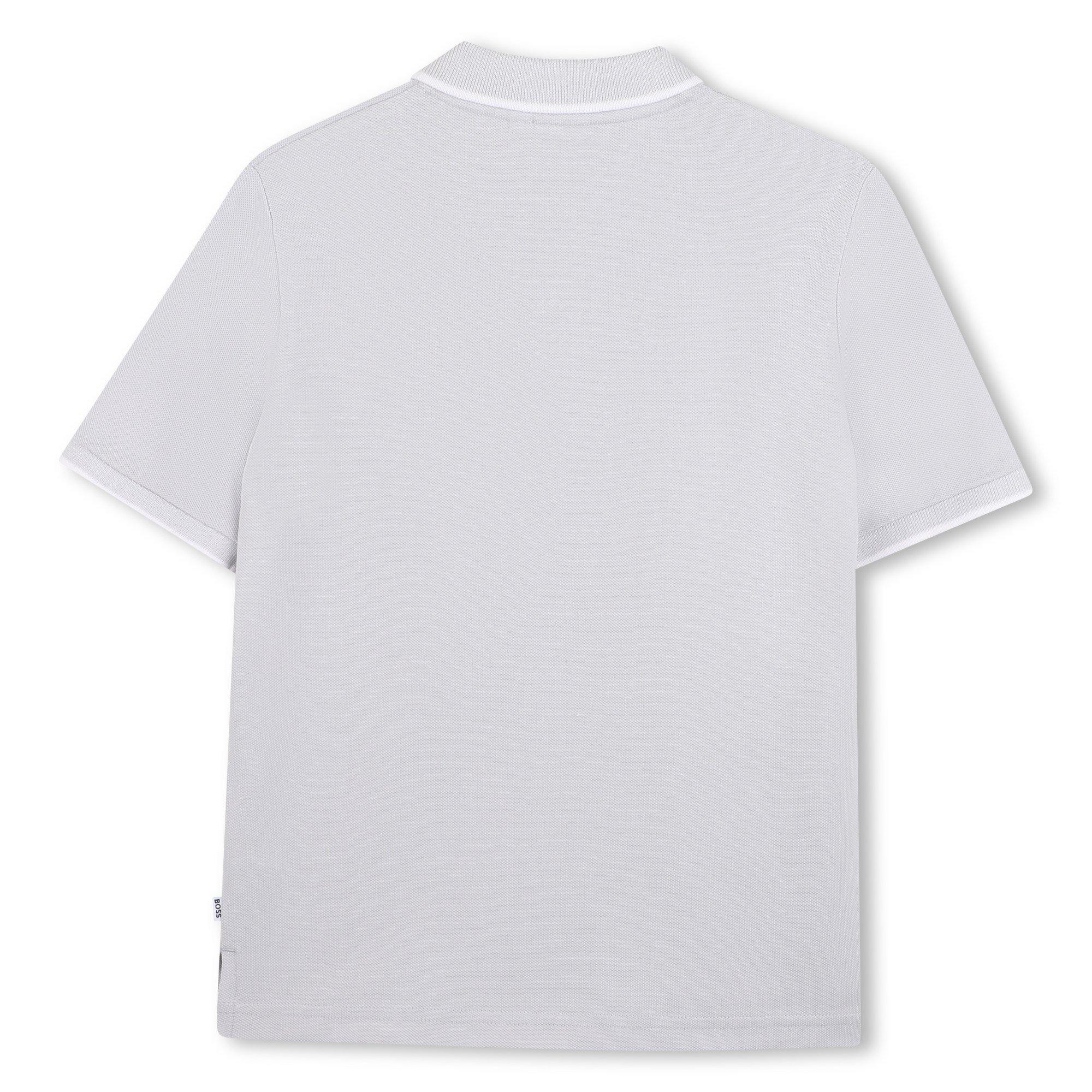 Pale Blue - Boss - Kids' Short Sleeve Polo Shirt - 2