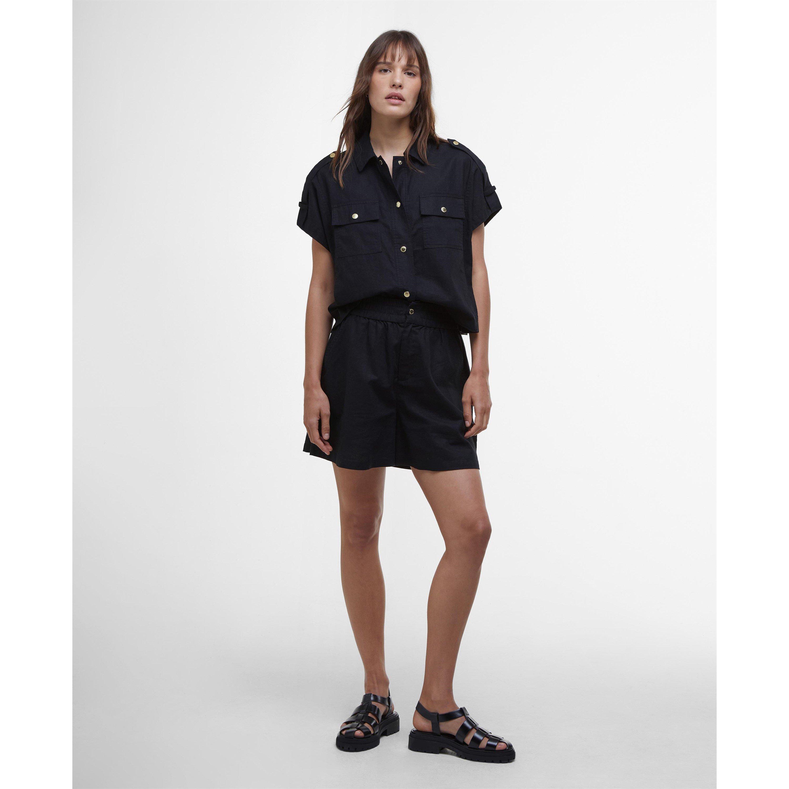 Barbour International Pryia Shorts - Black - Size 14 (L)