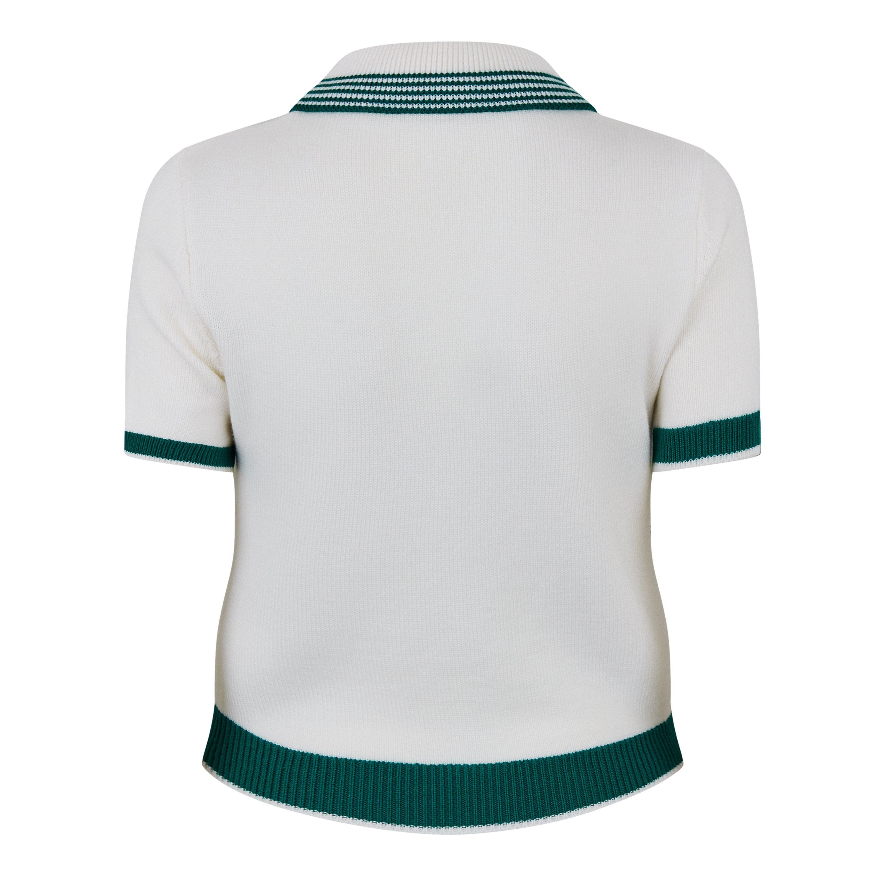 White - Casablanca - Tennis Polo Shirt - 2