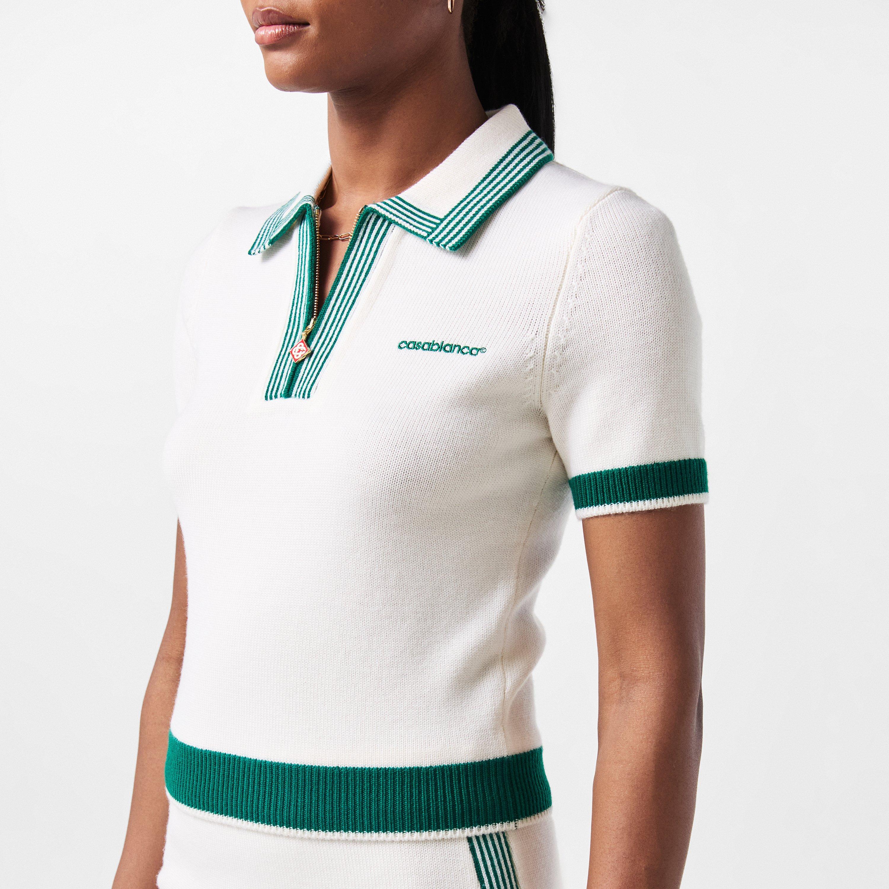 White - Casablanca - Tennis Polo Shirt - 5