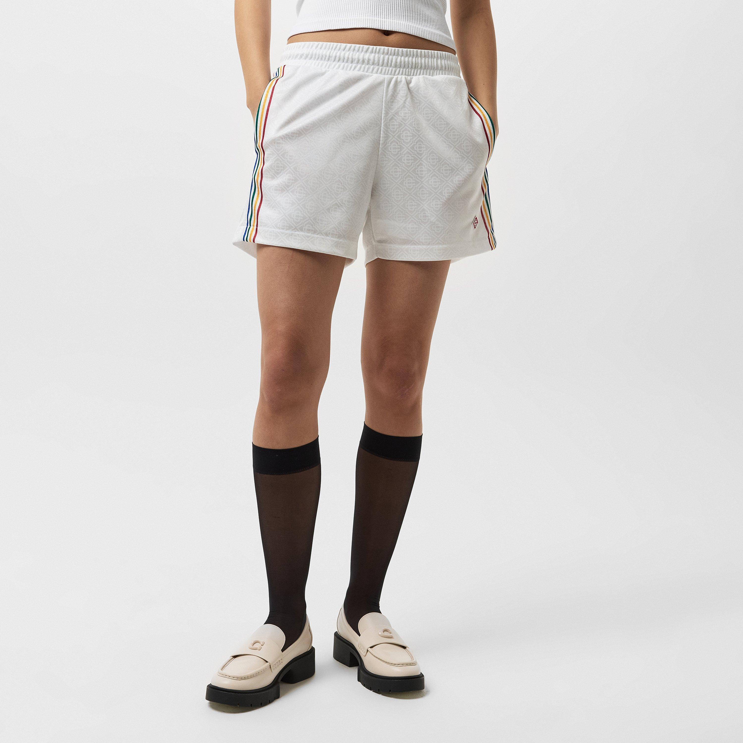 White - Casablanca - Casablanca Football Shorts - 3