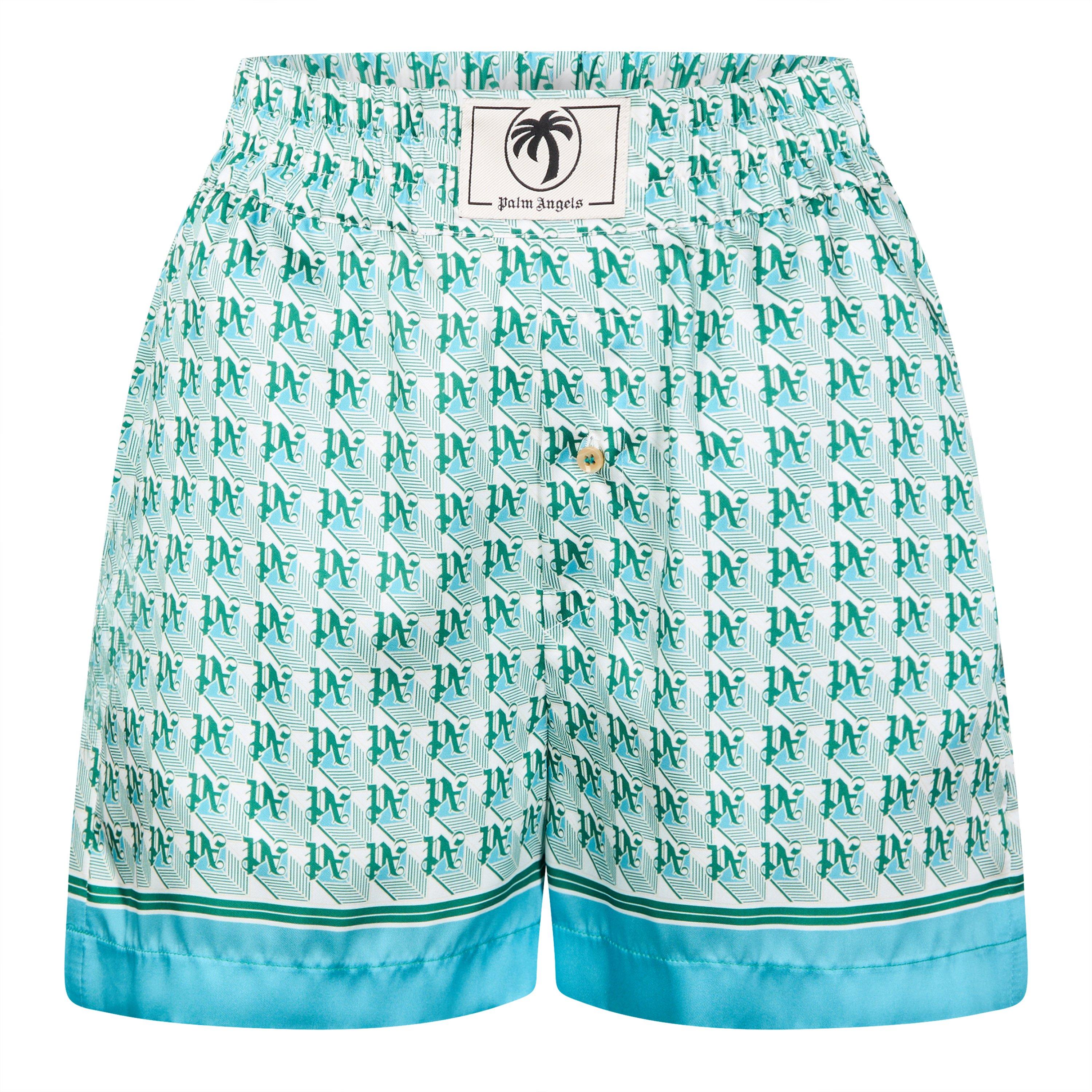 Green - Palm Angels - Diamond Shorts - 5
