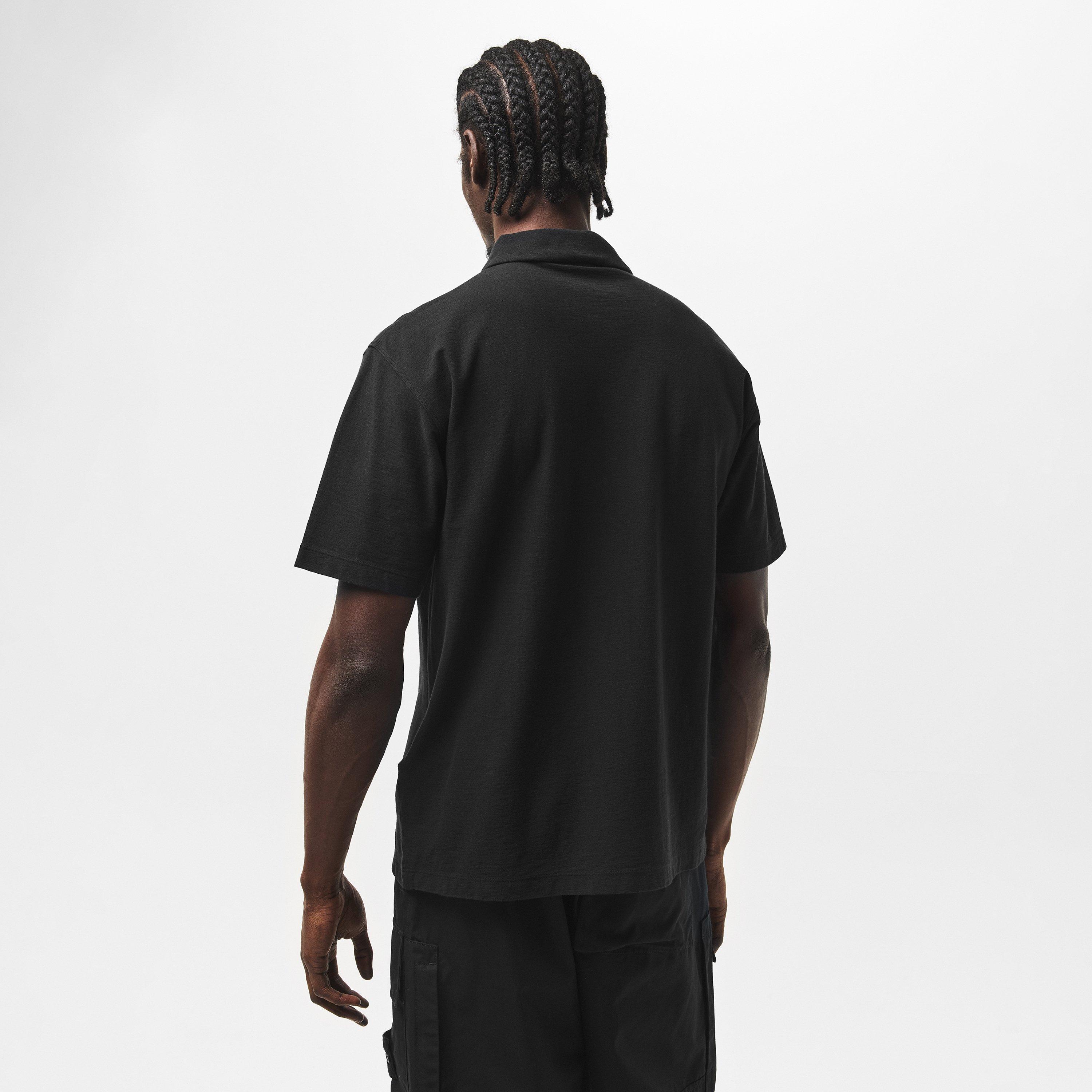 Nero V0029 - Stone Island Ghost - Ghost Short Sleeve Polo Shirt - 4