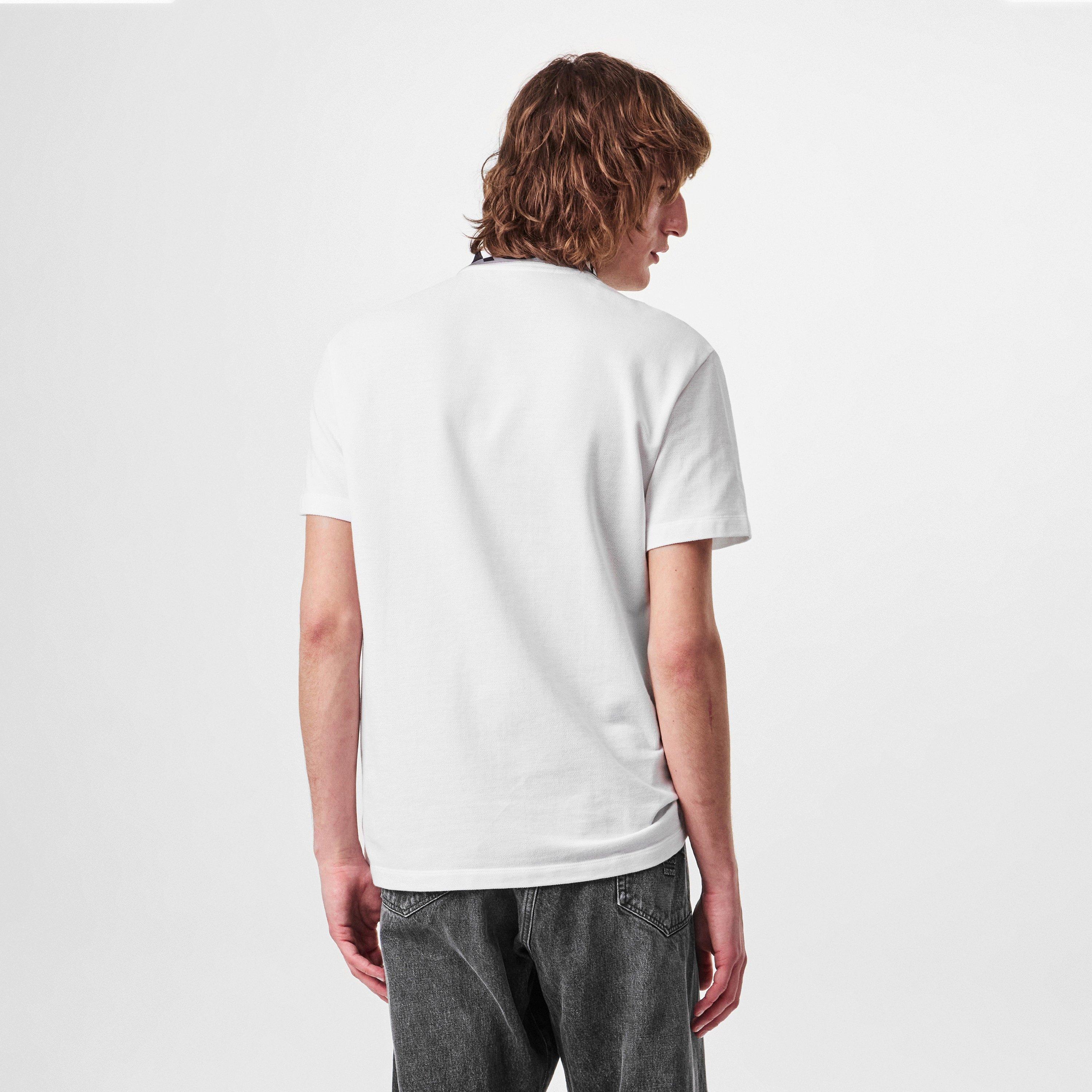 White - Versace - Short Sleeve Polo Shirt - 4