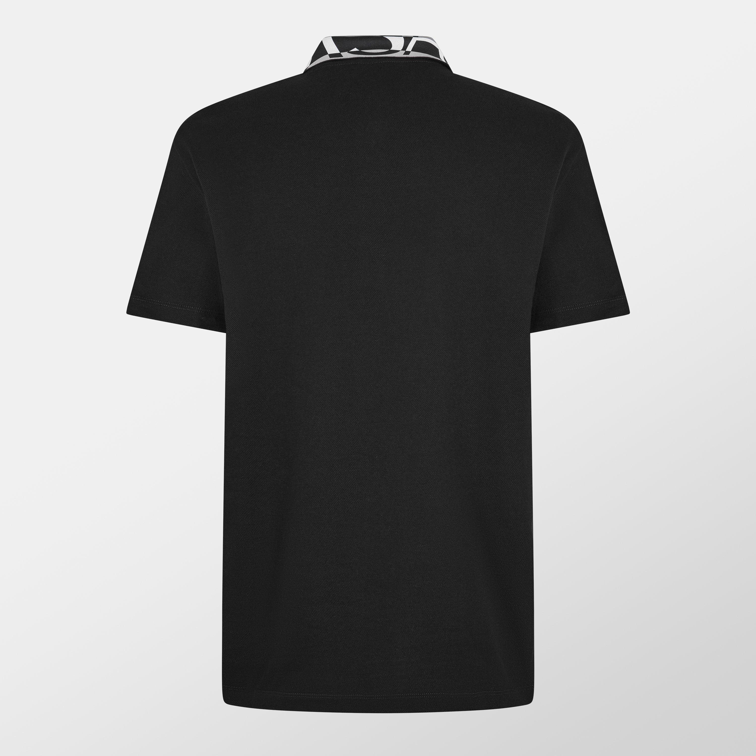 Black-White - Versace - Short Sleeve Polo Shirt - 2