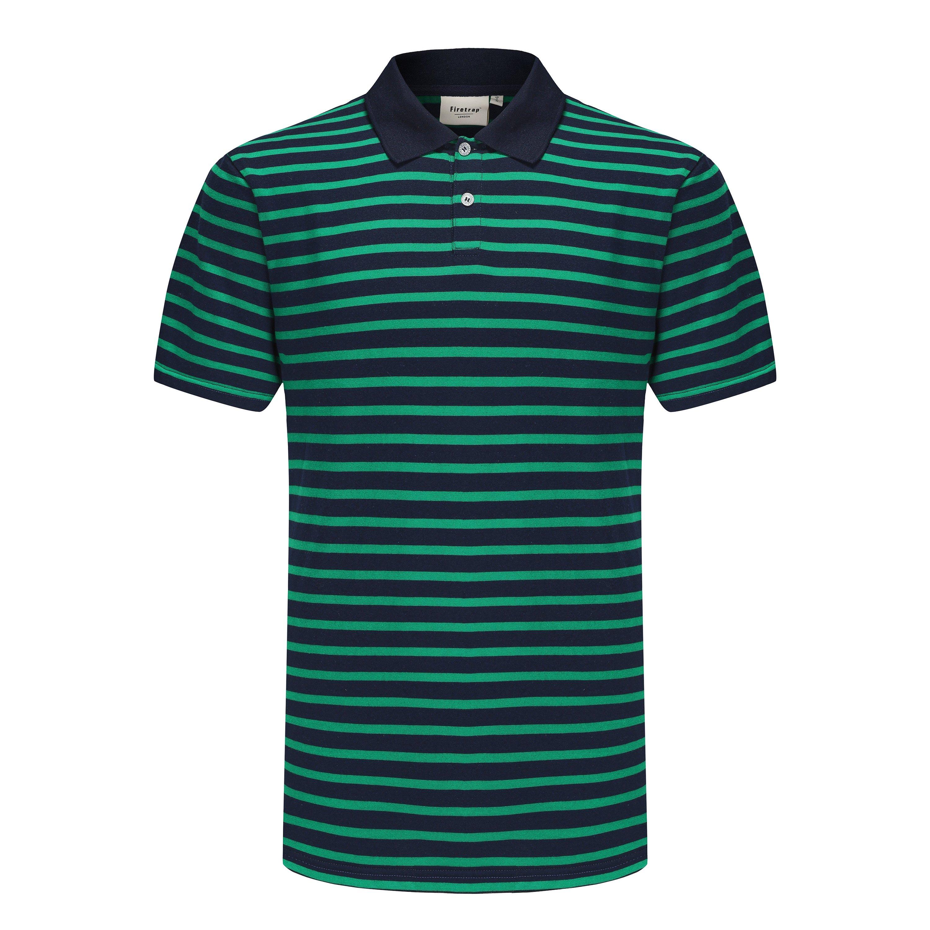 Firetrap Men's Classic D Polo Stripe - S