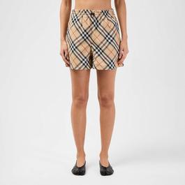 Burberry Plaid Shorts
