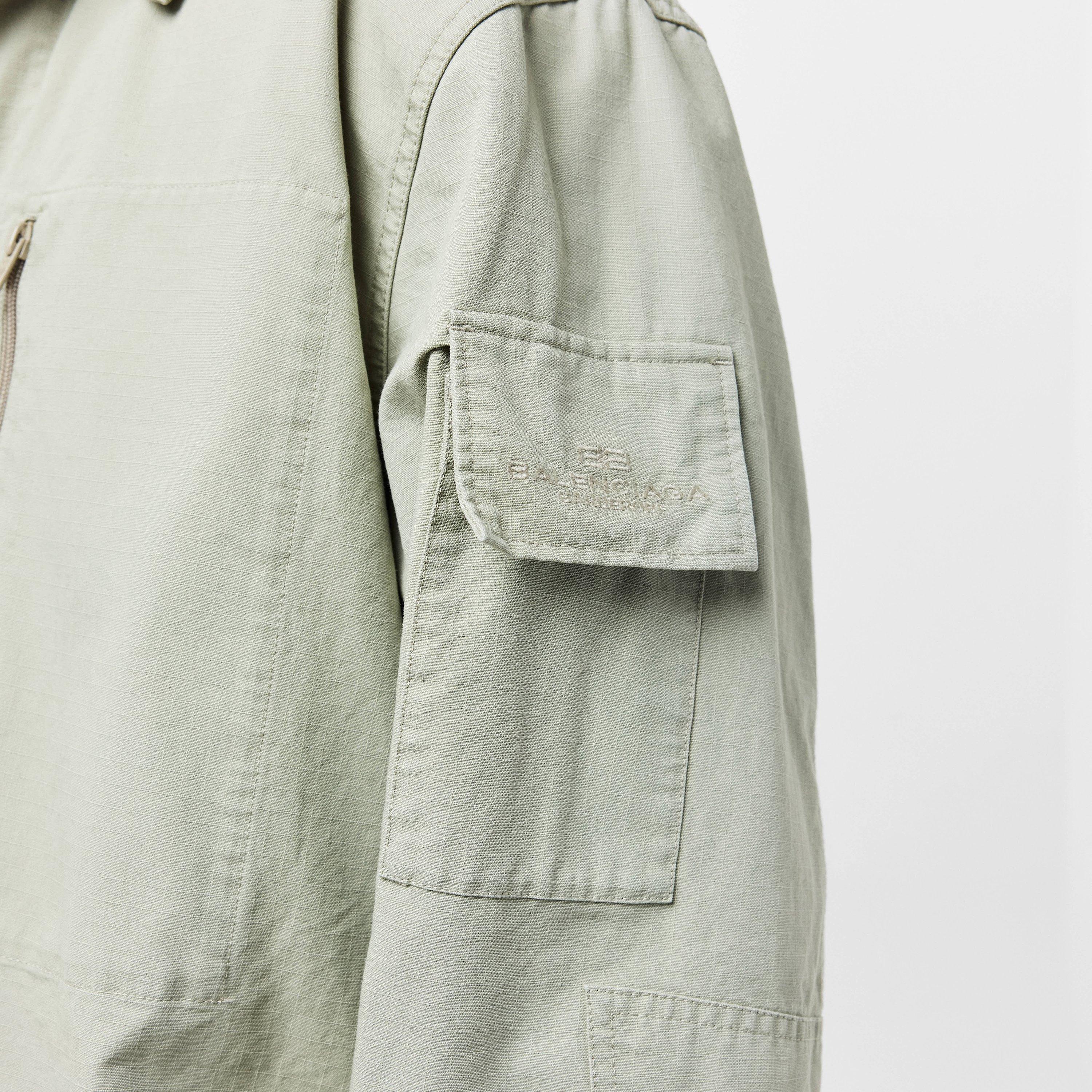 Military Beige - Balenciaga - Military Long Sleeve Shirt - 5