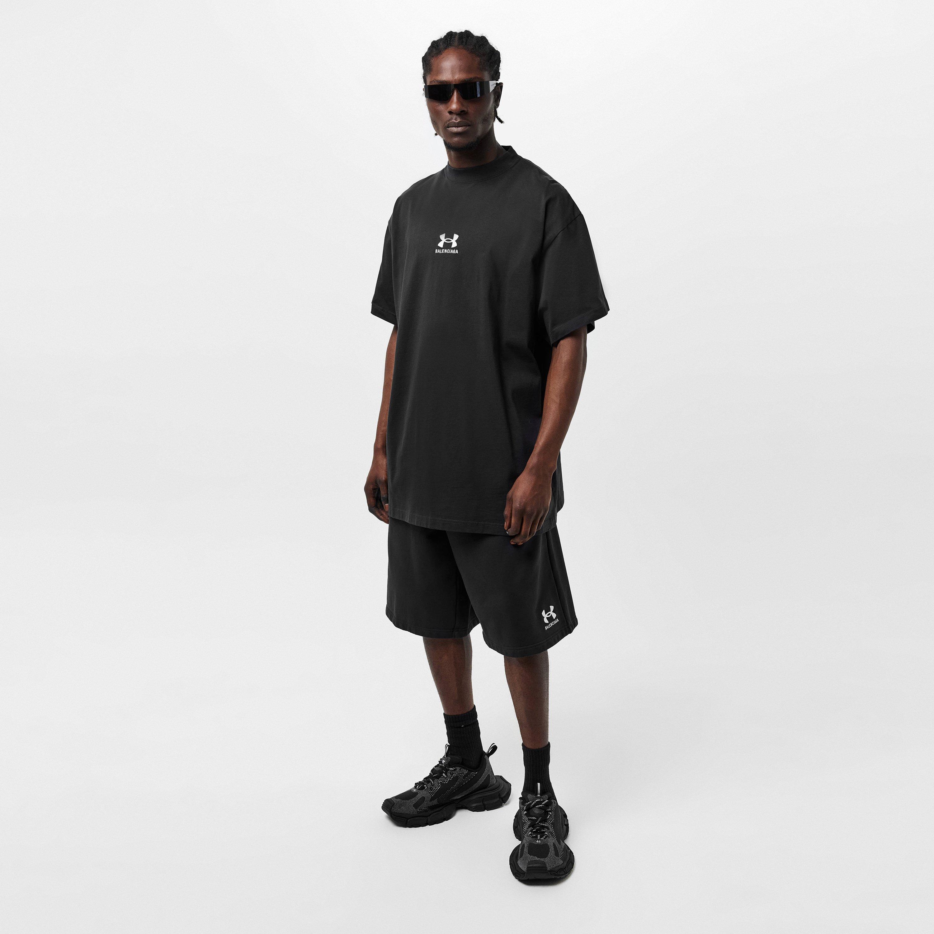 Washed Black - Balenciaga - X Under Armour Large Shorts - 6
