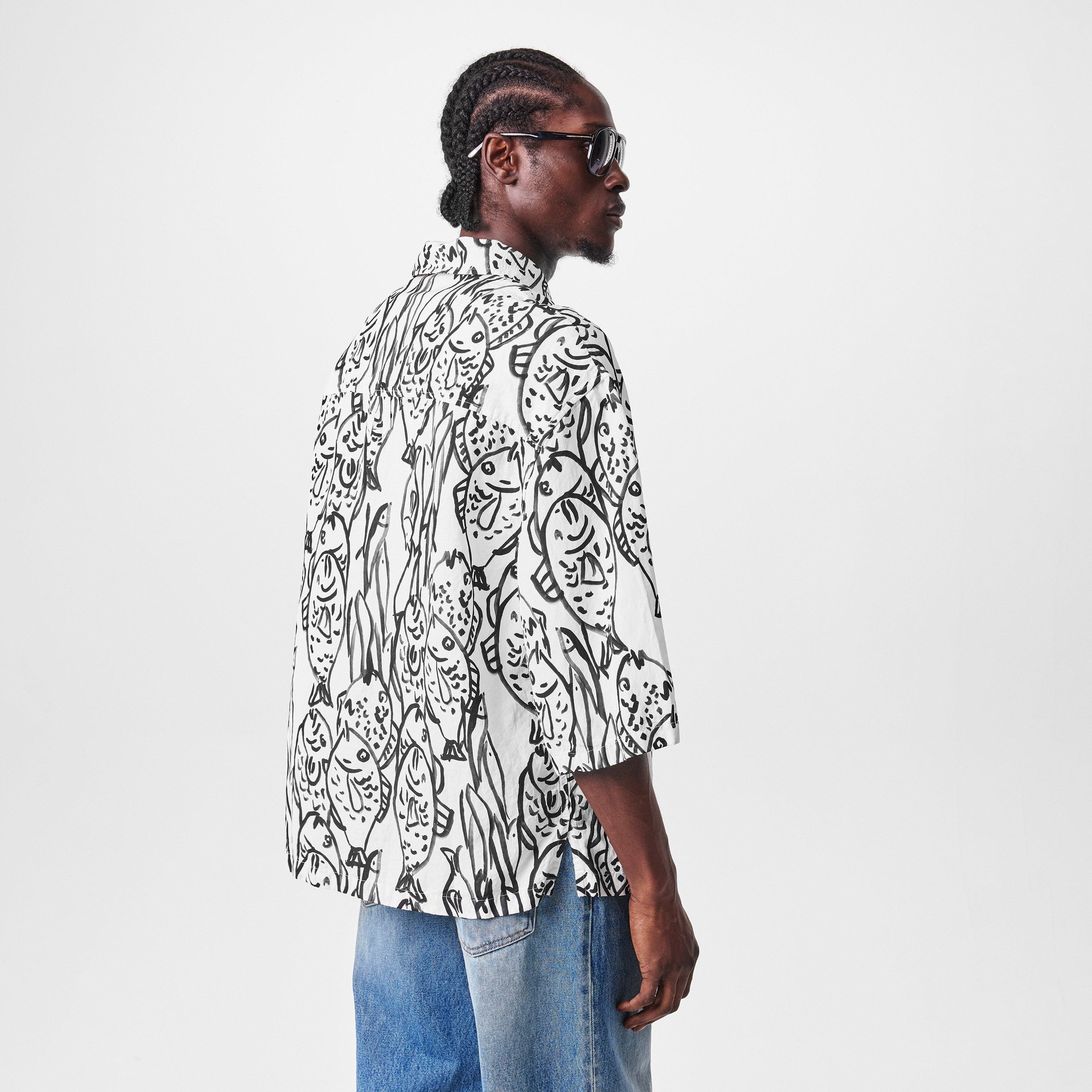 Blk/White - Jacquemus - The Aloe Shirt - 4