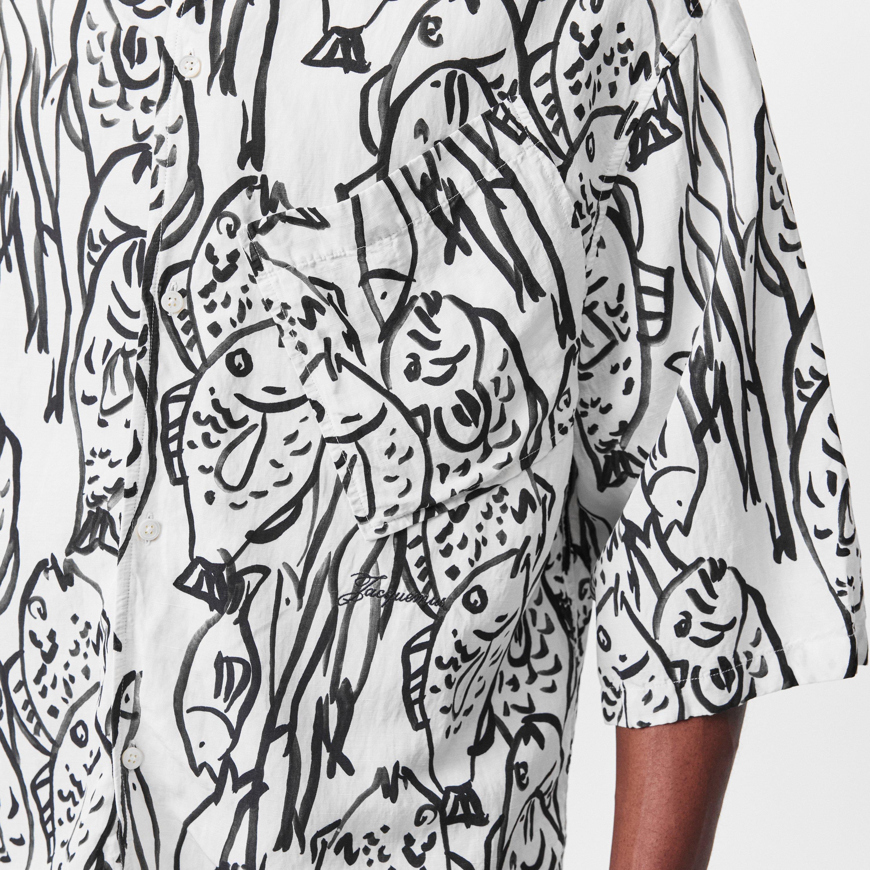 Blk/White - Jacquemus - The Aloe Shirt - 5