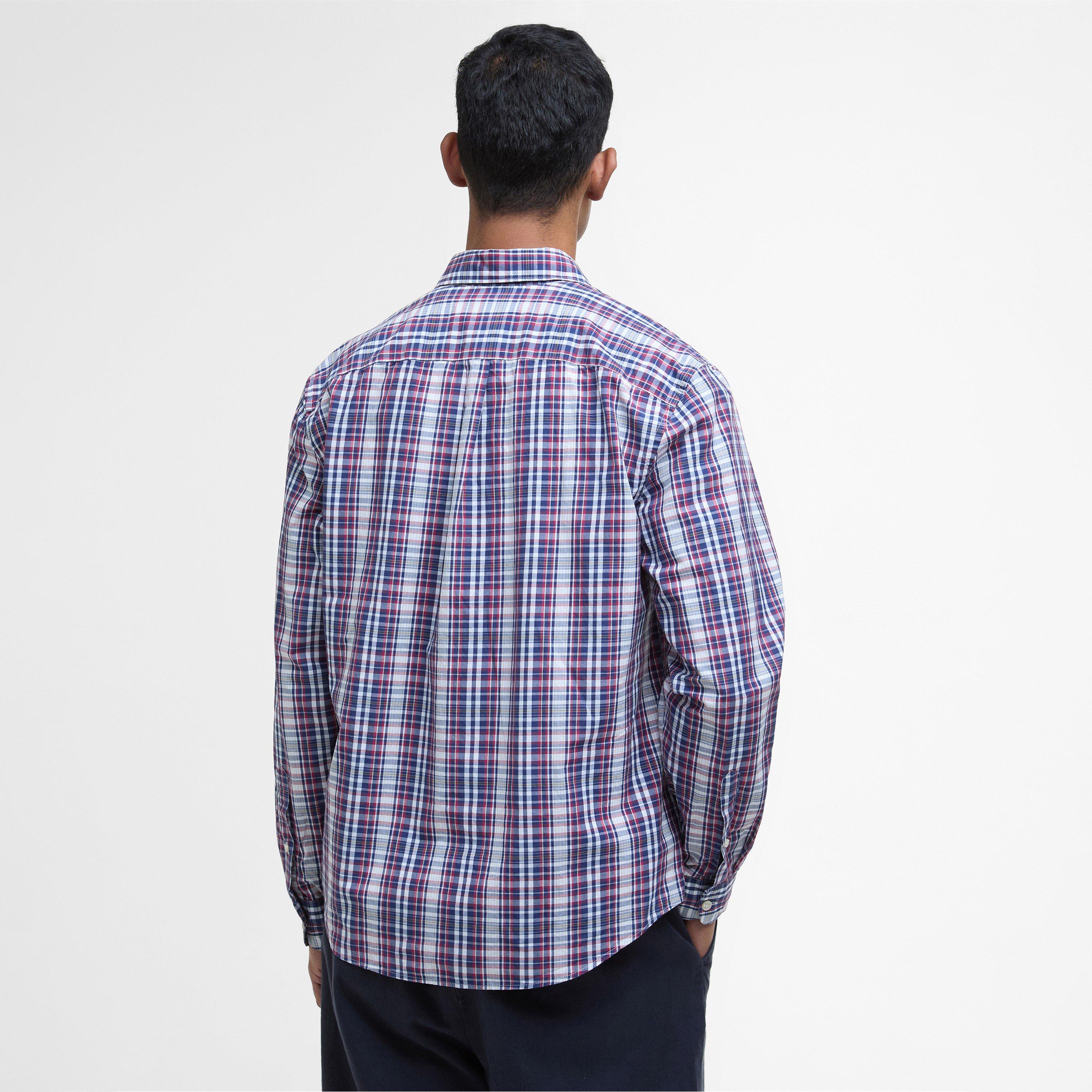 Navy - Barbour - Check Linford Shirt - 3