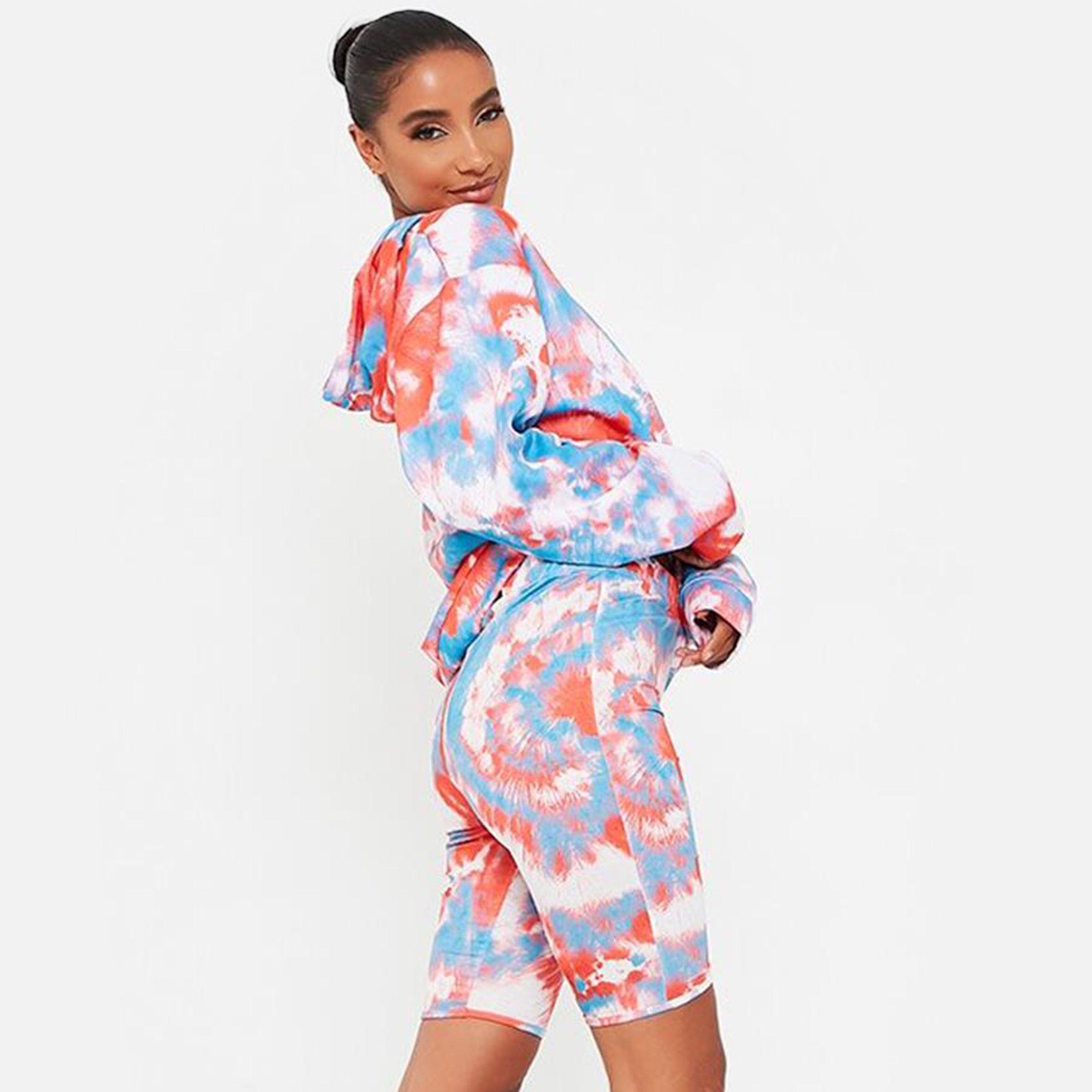 Rød - I Saw It First - ISAWITFIRST Tie Dye Cycling Shorts - 3