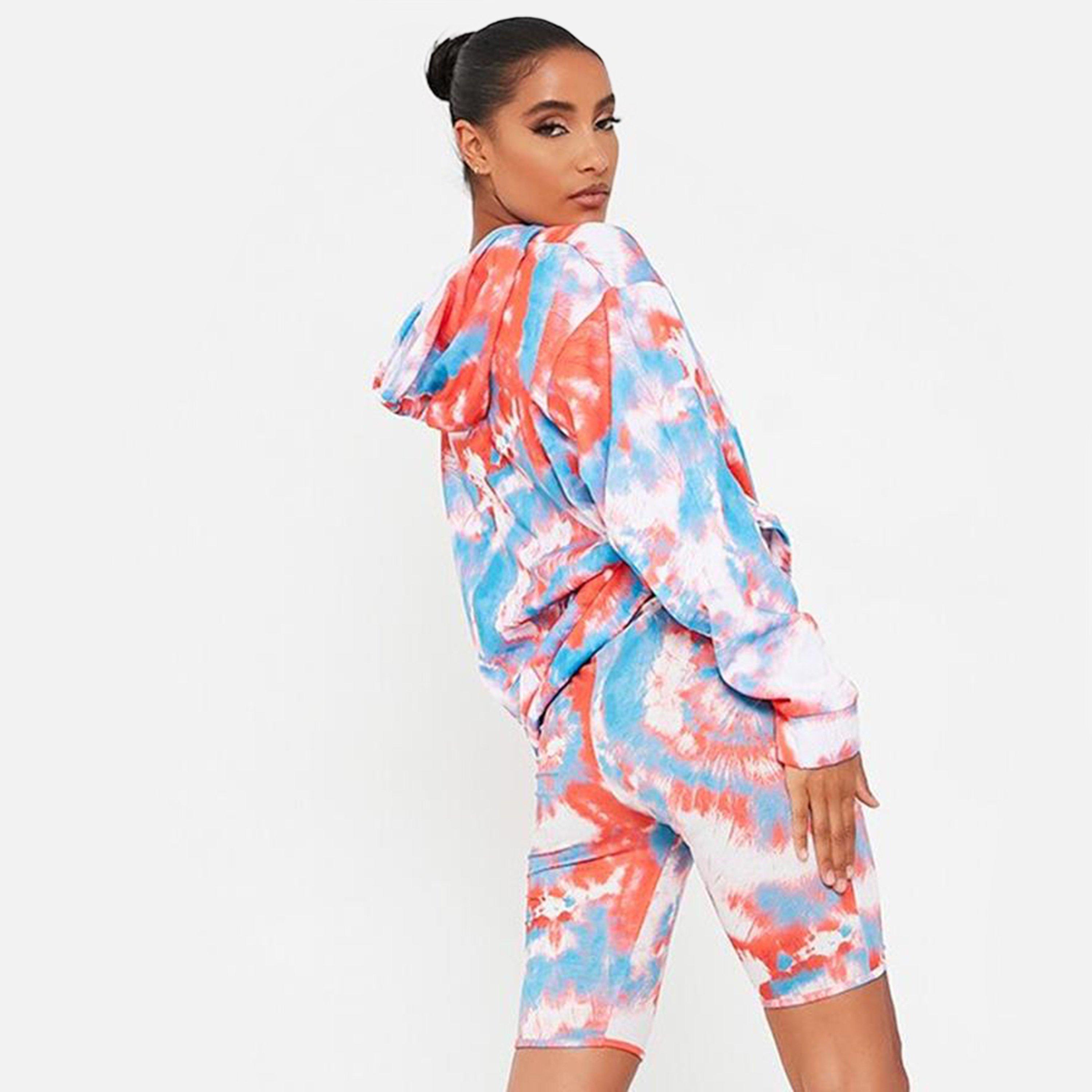 Rød - I Saw It First - ISAWITFIRST Tie Dye Cycling Shorts - 5