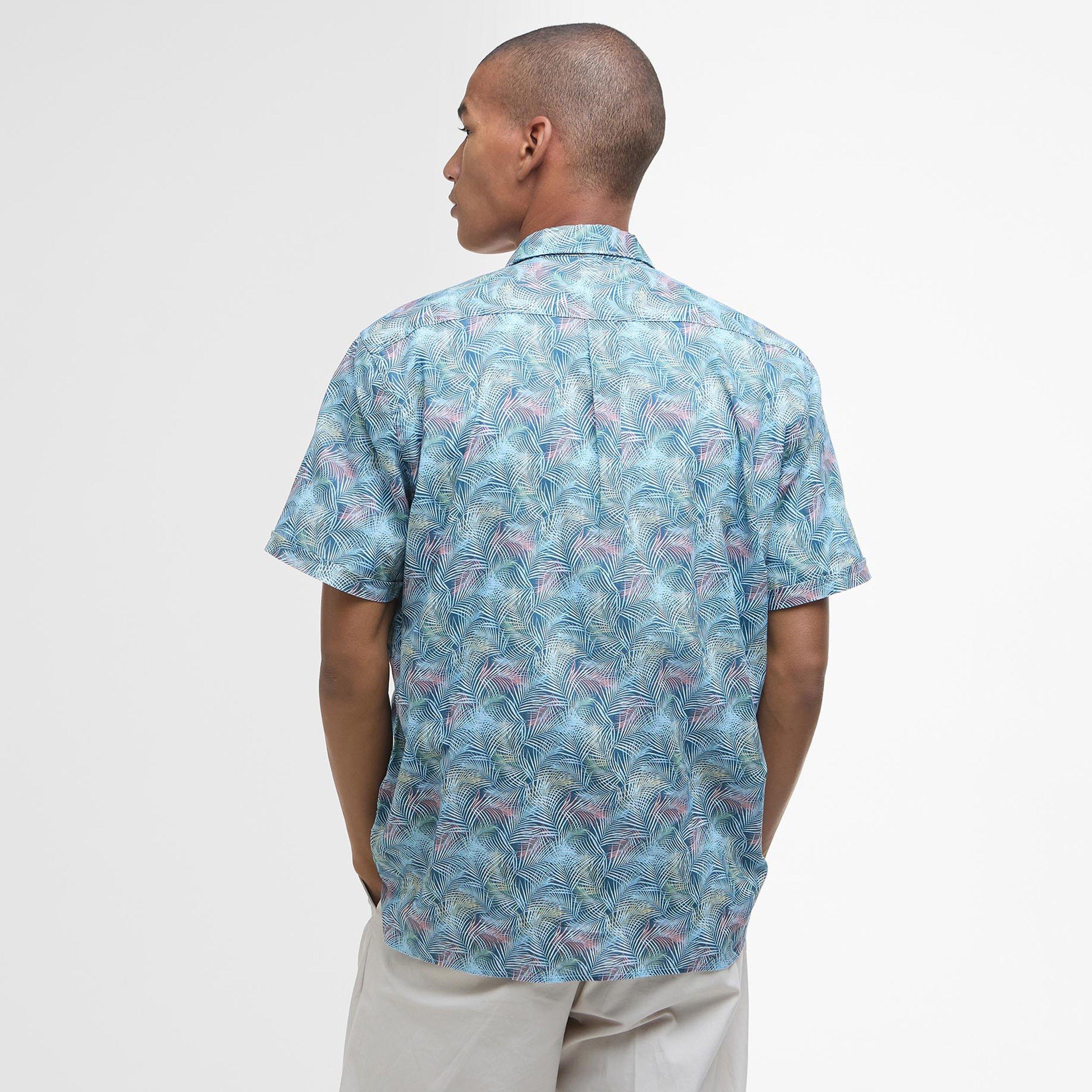 Dusk Blue - Barbour - Devon Printed Shirt - 3