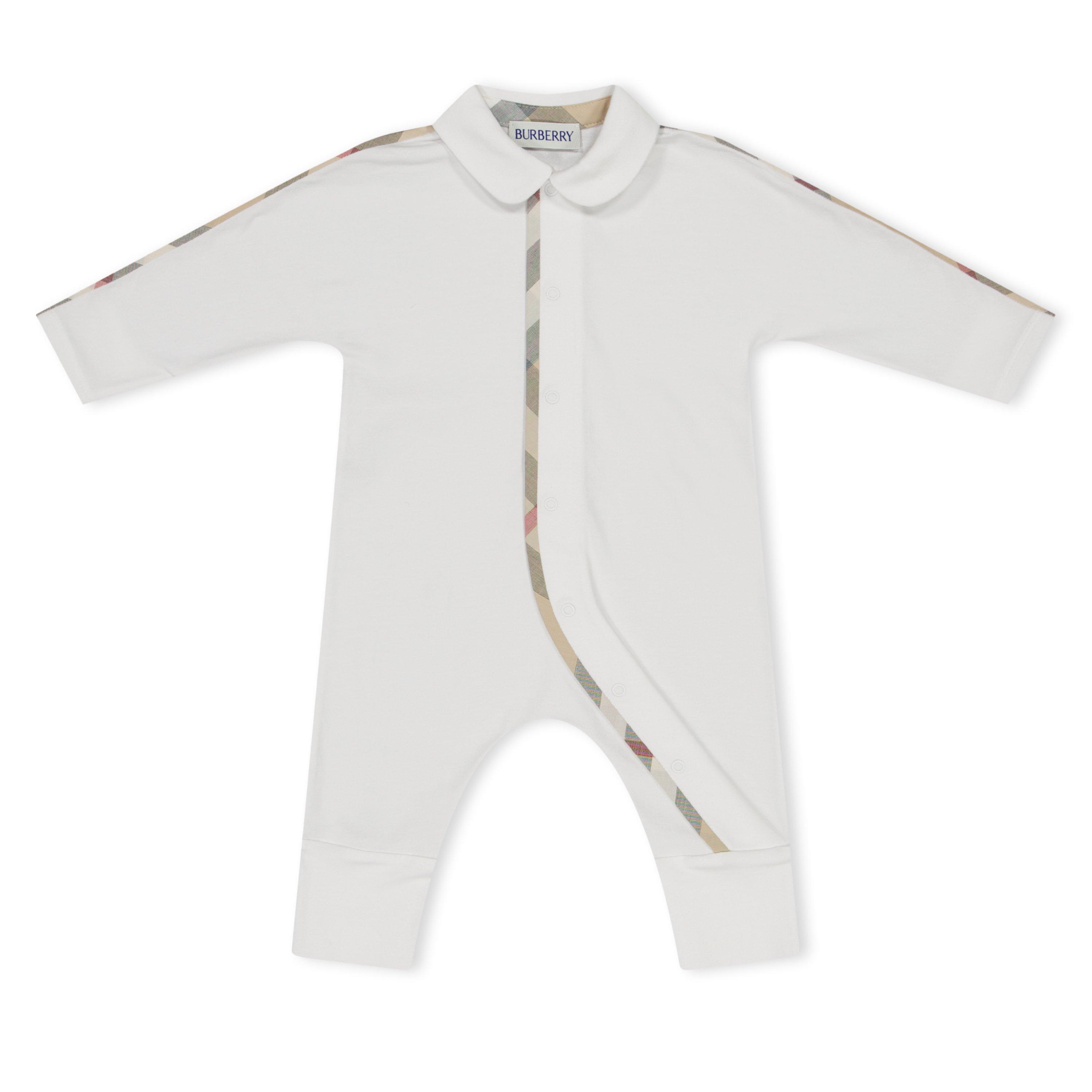 White A1464 - Burberry - Hamilton Stretch-Jersey Baby Hamper Gift Set Babies - 2