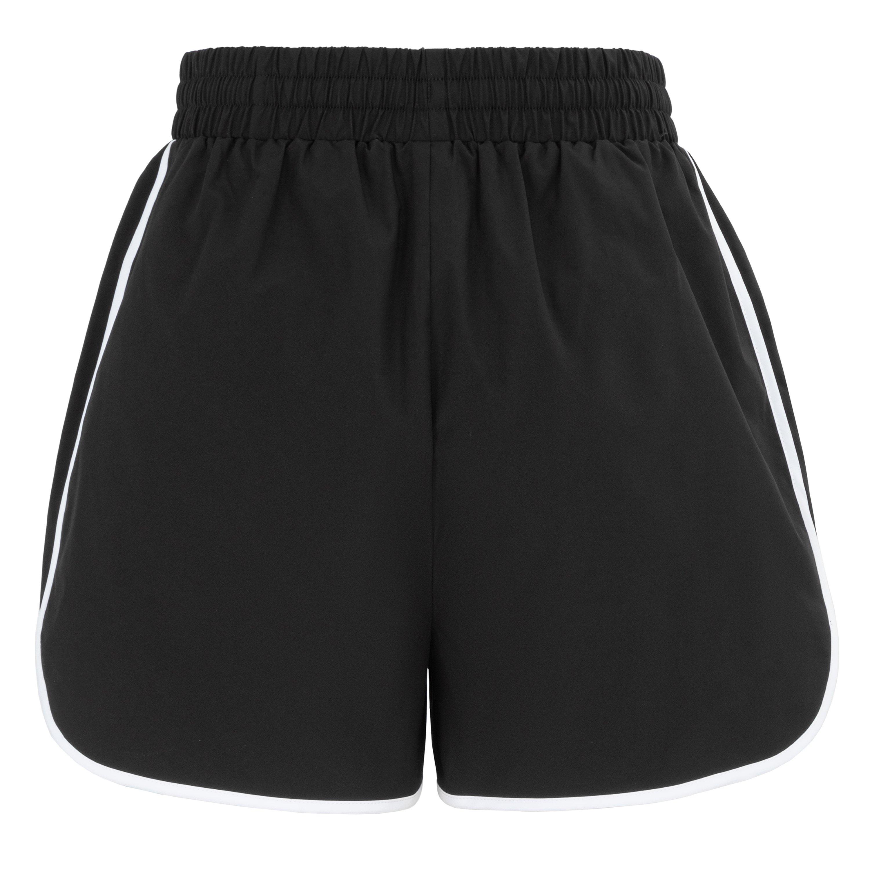 Black/White - Slazenger - Slaz Piping Tracksuit Shorts - 2