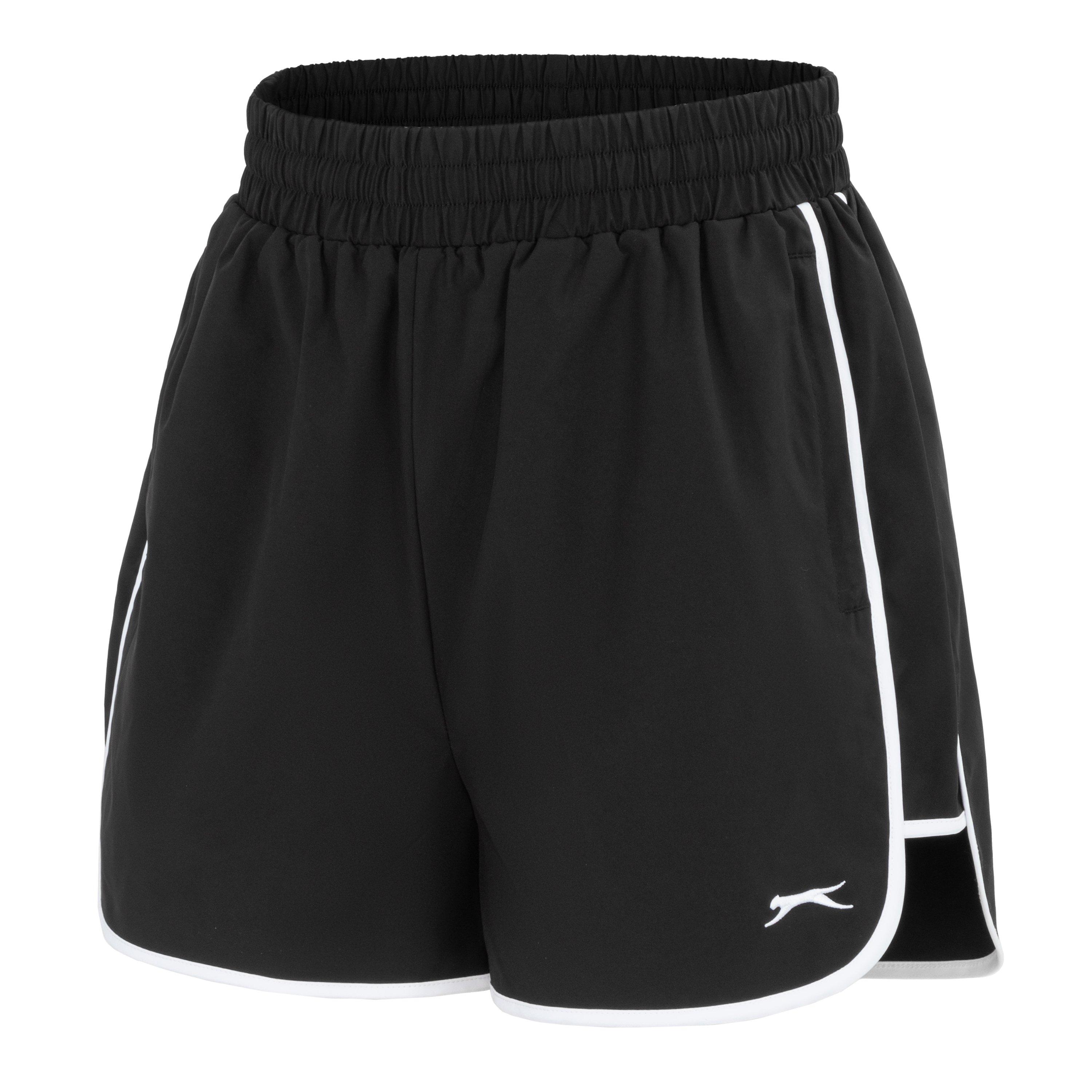 Black/White - Slazenger - Slaz Piping Tracksuit Shorts - 3