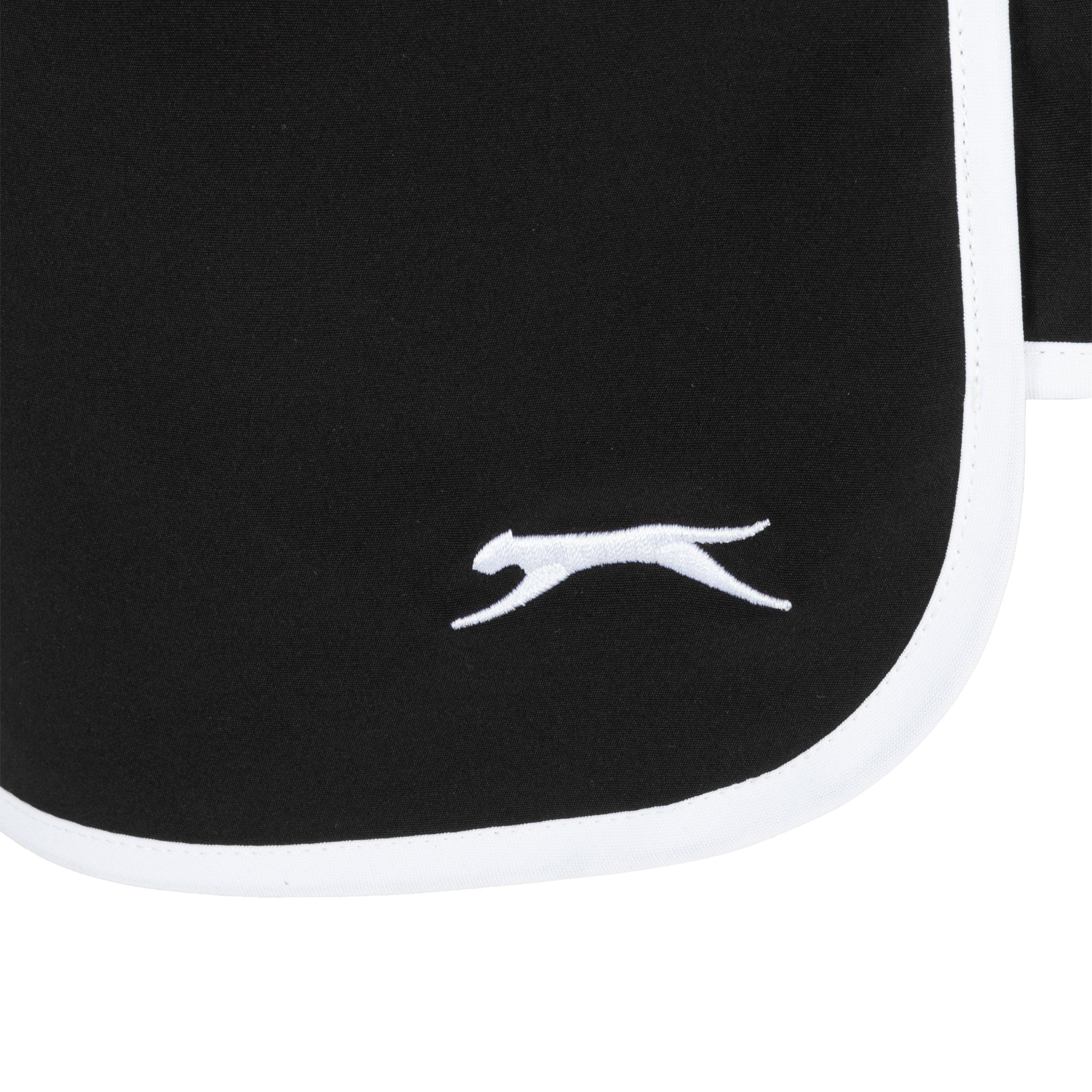 Black/White - Slazenger - Slaz Piping Tracksuit Shorts - 5