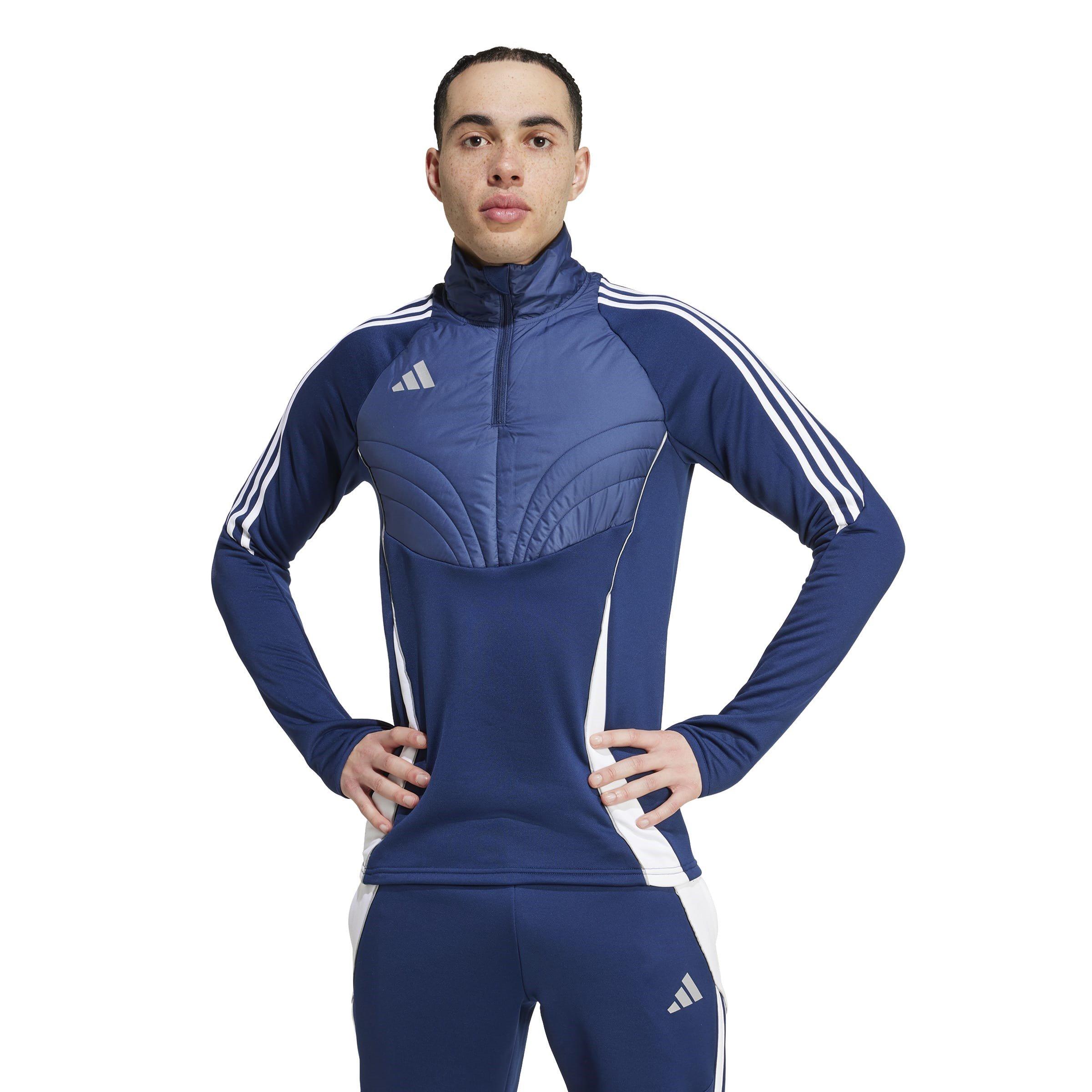 azul marinho 2/branco - adidas - Tiro 24 Winterized Top Mens - 2