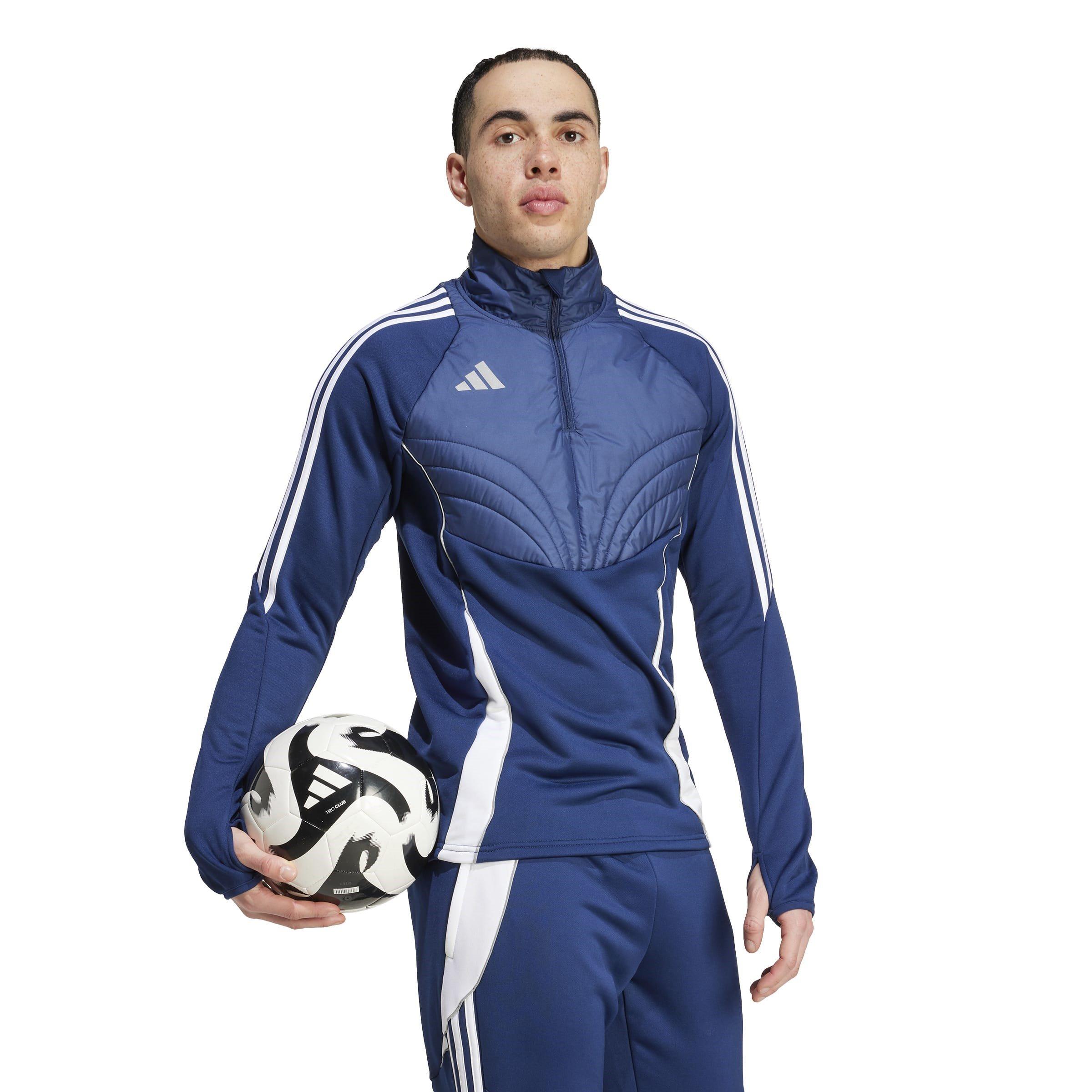 azul marinho 2/branco - adidas - Tiro 24 Winterized Top Mens - 7