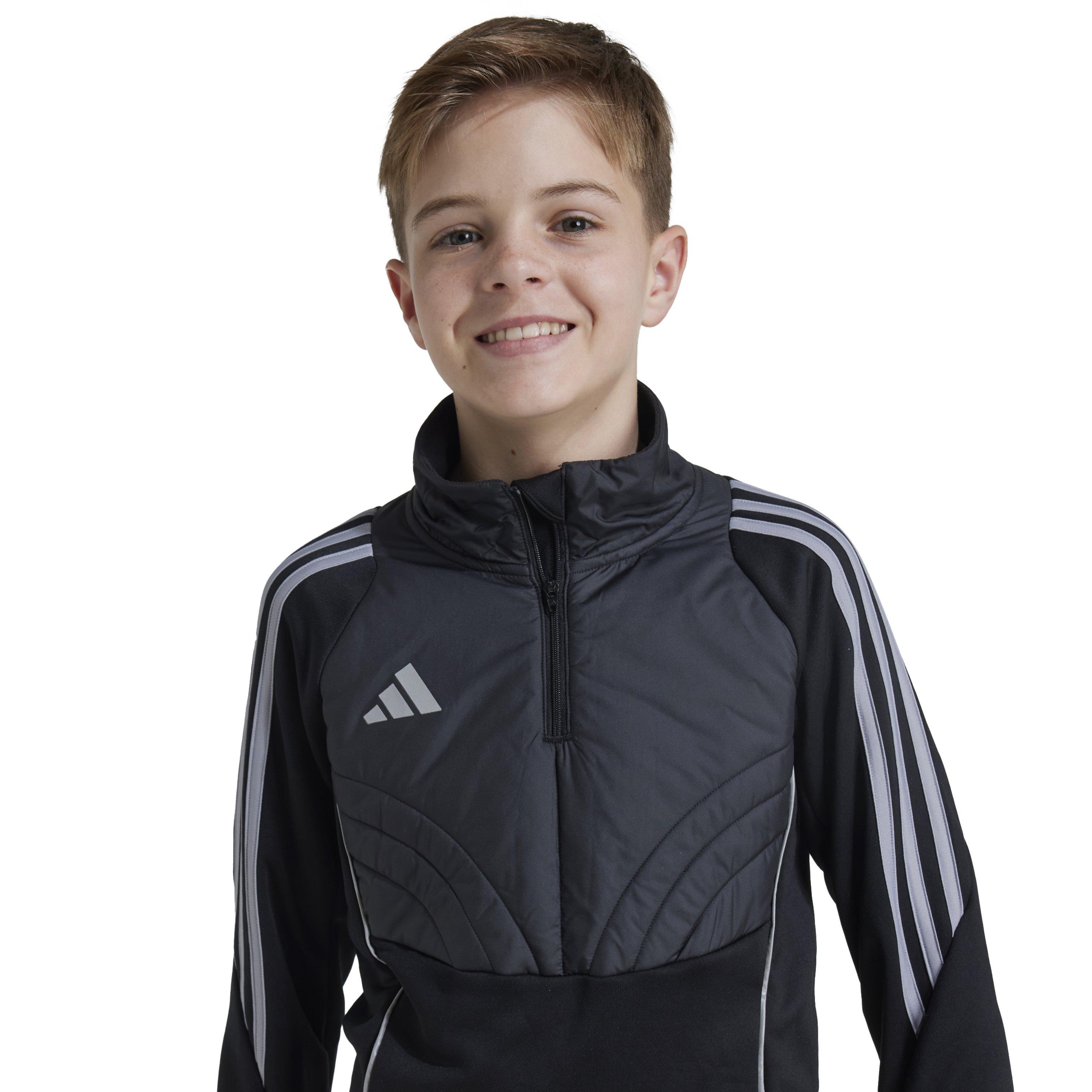 Zwart/Wit - adidas - Tiro 24 Wintopy Tracksuit Top Juniors - 4