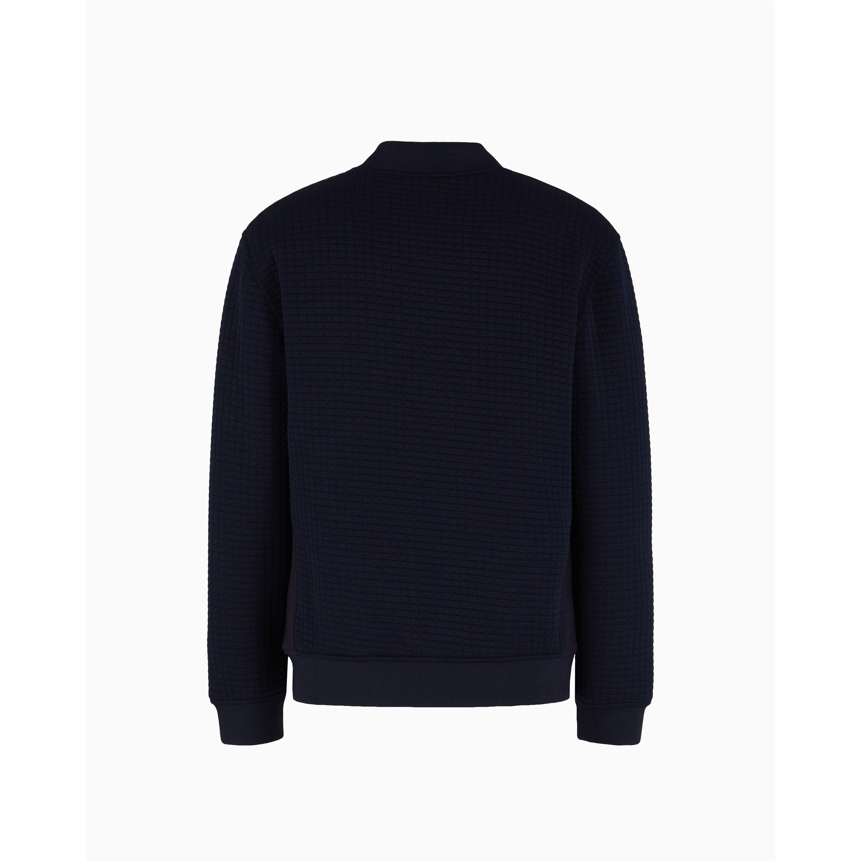 Navy UB101 - Armani Exchange - Men's Full Zip Fleece - 4