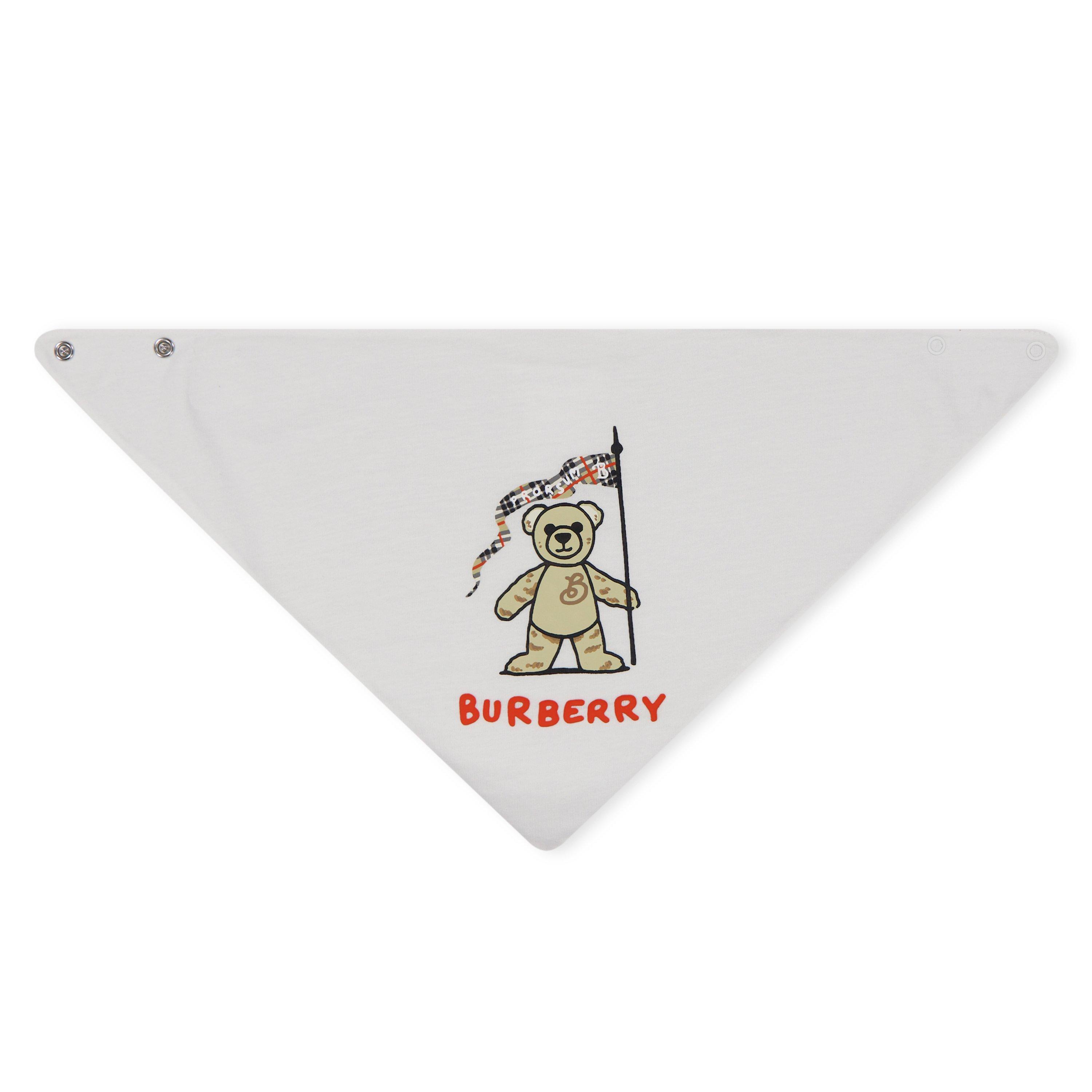 White A1464 - Burberry - Thomas Bear Babygrow Set Babies - 5