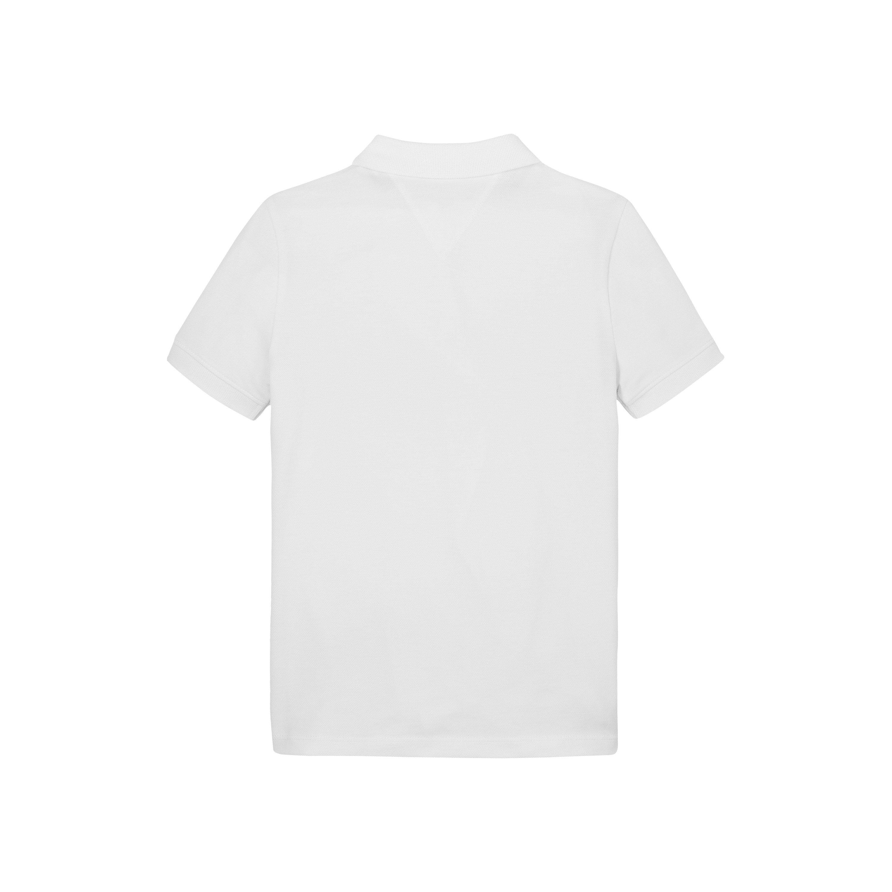 Weiß YAF - Tommy Hilfiger - Kids' Flag Colour Block Short-Sleeve Polo Shirt - 6