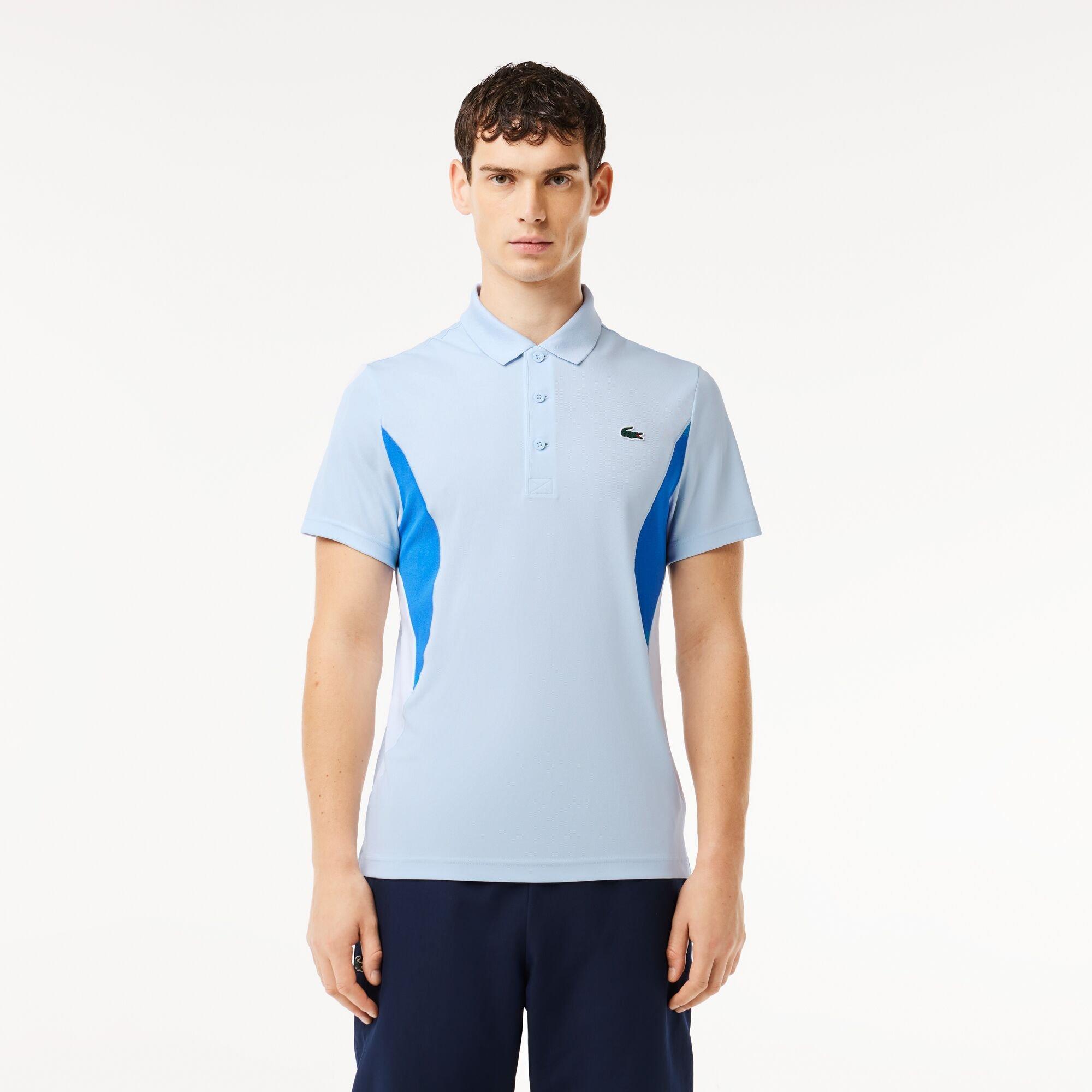 Phoenix Blue - Lacoste - Men's Croc Logo Short-Sleeve Polo Shirt - 3