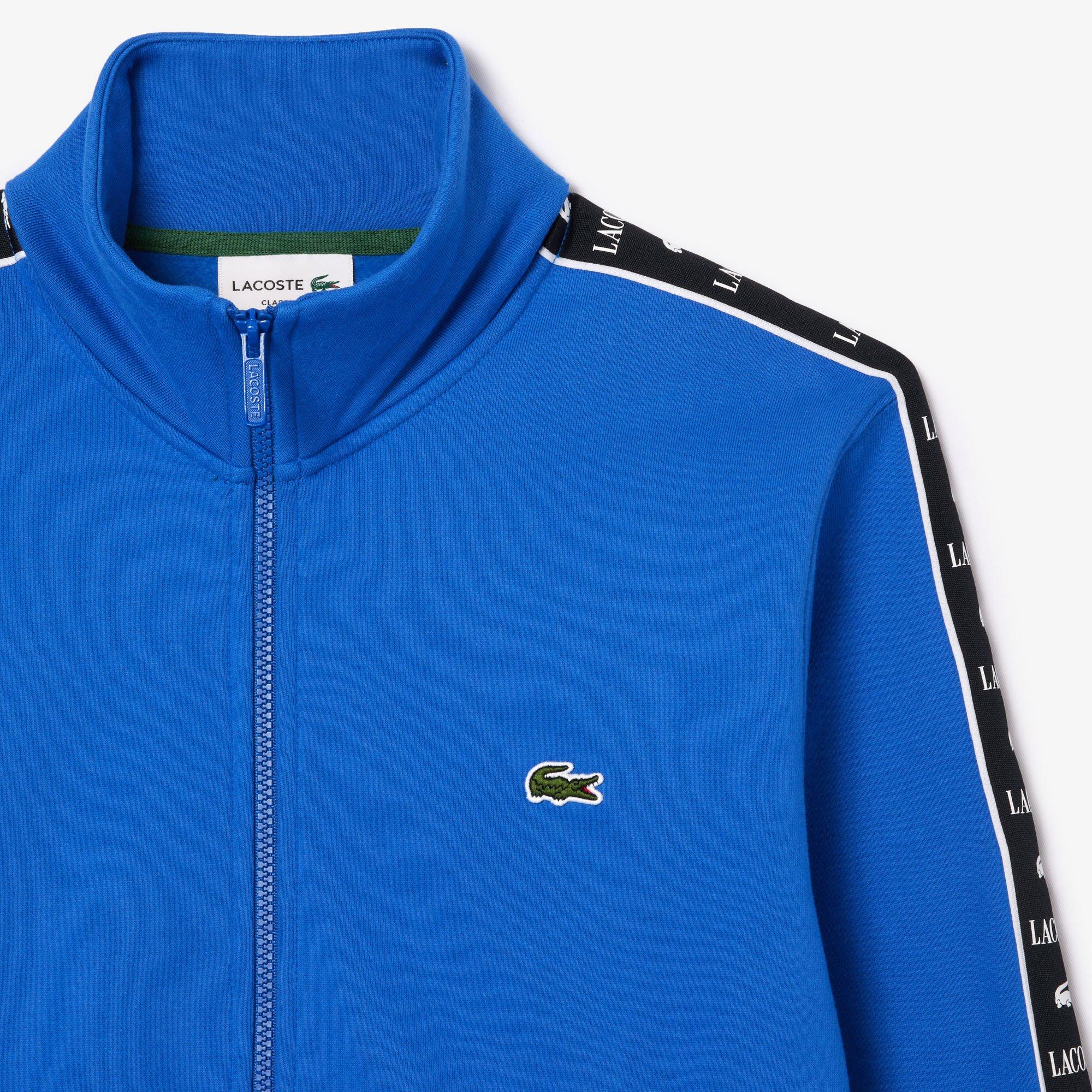 Ladigue - Lacoste - Men's Logo Stripe Full-Zip Fleece - 2