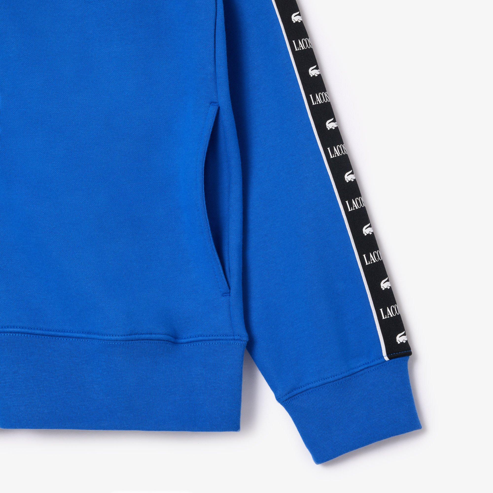 Ladigue - Lacoste - Men's Logo Stripe Full-Zip Fleece - 3