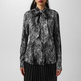 Dolce and Gabbana Animal Print Blouse