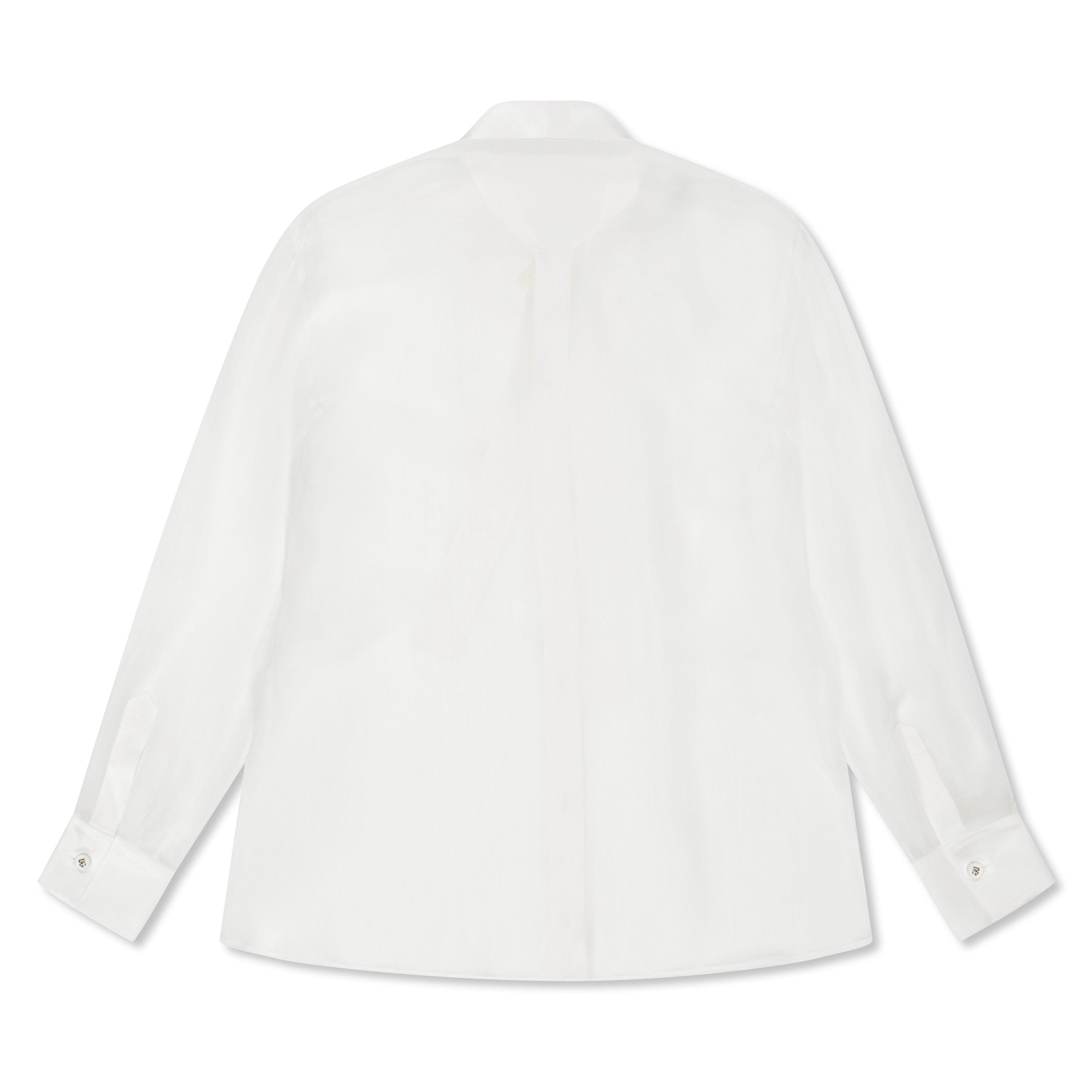 Bianco - Dolce and Gabbana - Sheer Bow Blouse - 6