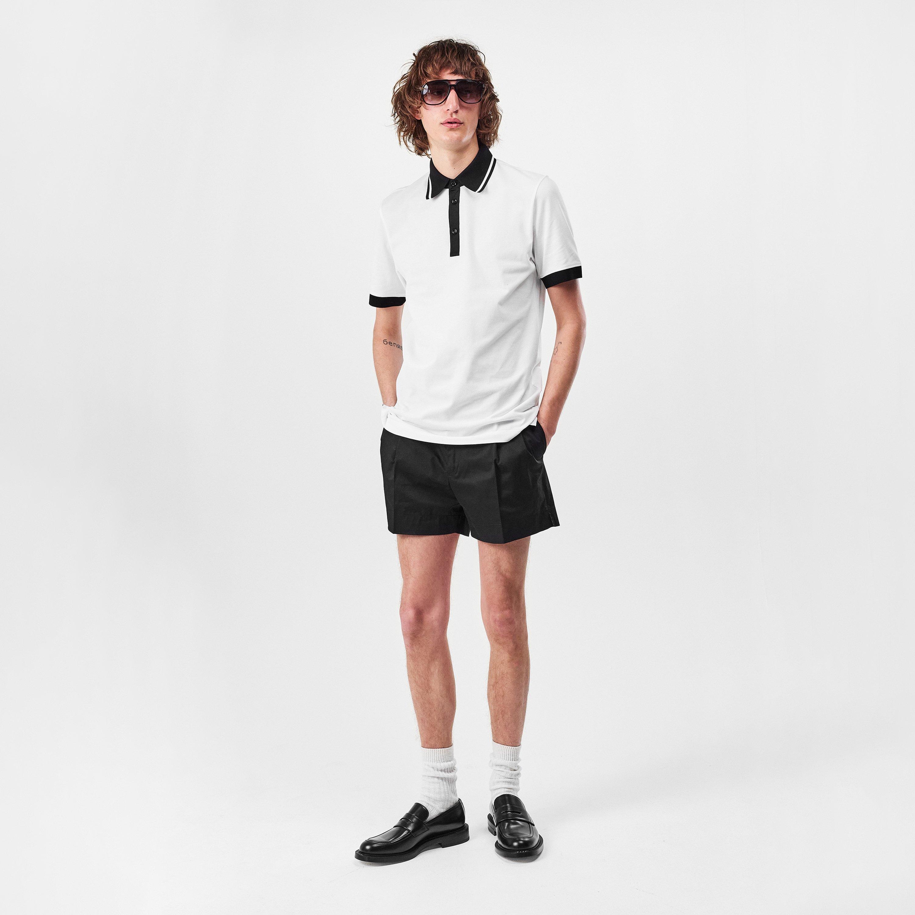 Black - Dolce and Gabbana - Men's Pleated Tailored Shorts - 5
