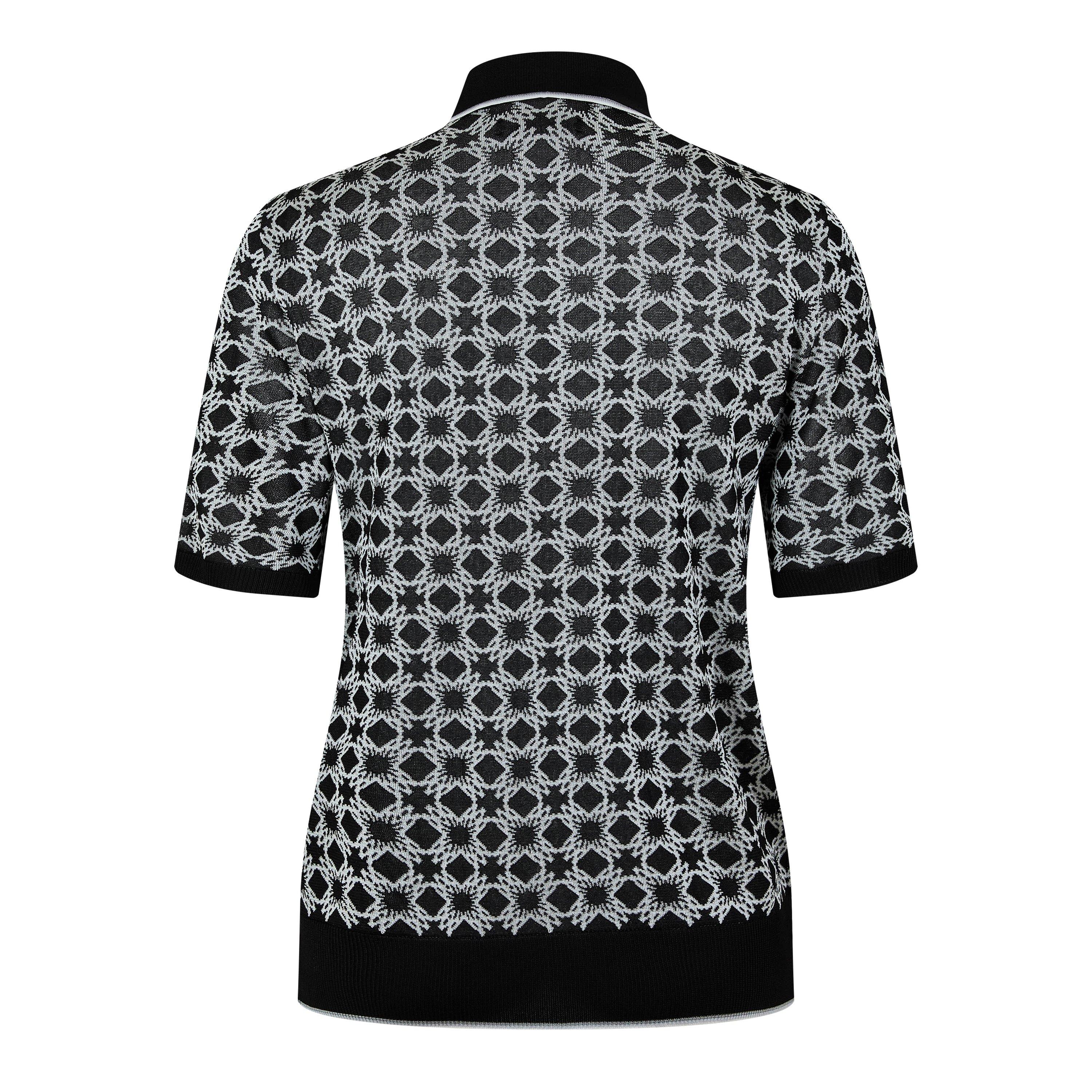 Black - Amiri - Men's Short-Sleeve Polo Shirt - 6