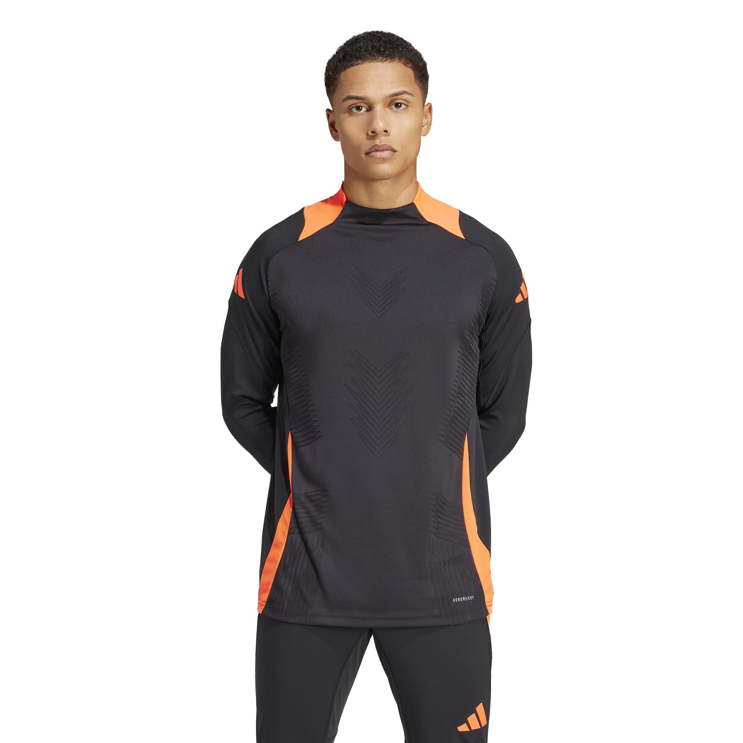 Schwarz/Solar Rot - adidas - Tiro 24 Pro Training Top - 2