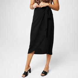 Biba Tie Side Wrap Skirt