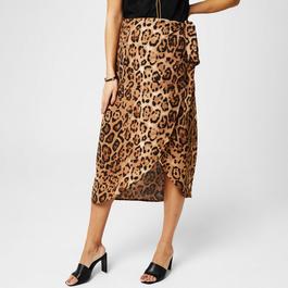 Biba Tie Side Wrap Skirt