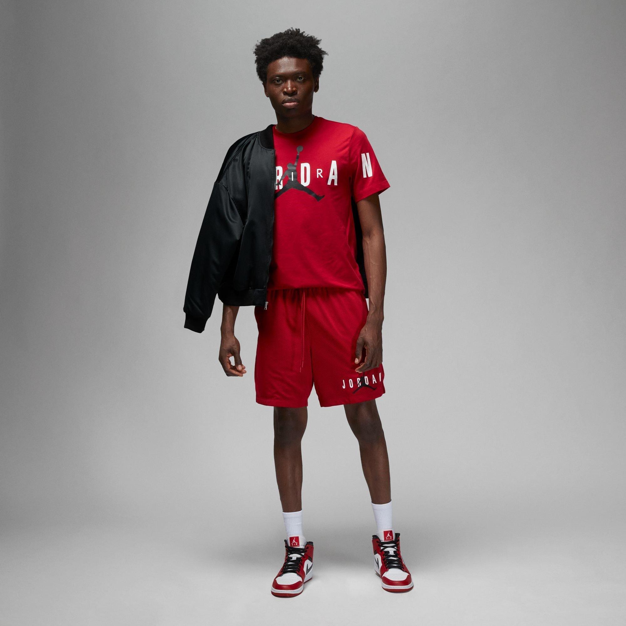 Rot/Schwarz/Weiß - Air Jordan - Air Men's Stretch T-Shirt - 4