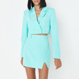 Missguided Tailored Split Hem Mini Skirt