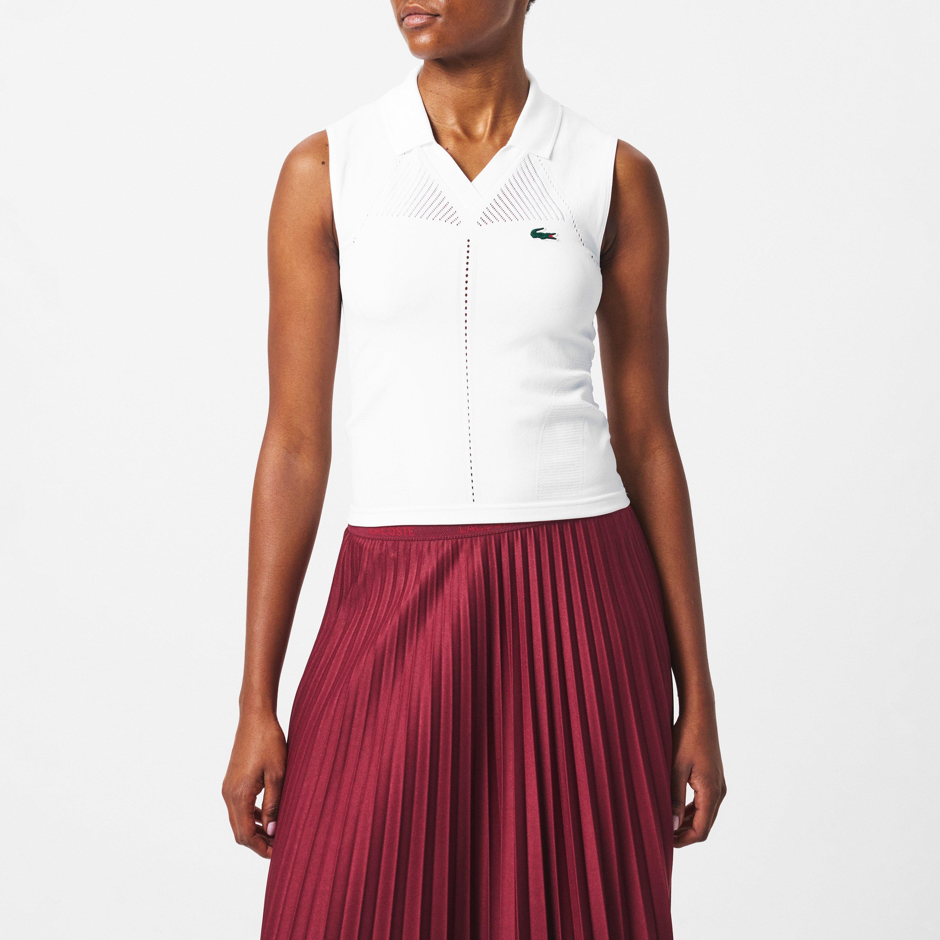 Wit - Lacoste - Women's Players Short-Sleeve Polo Shirt - 3