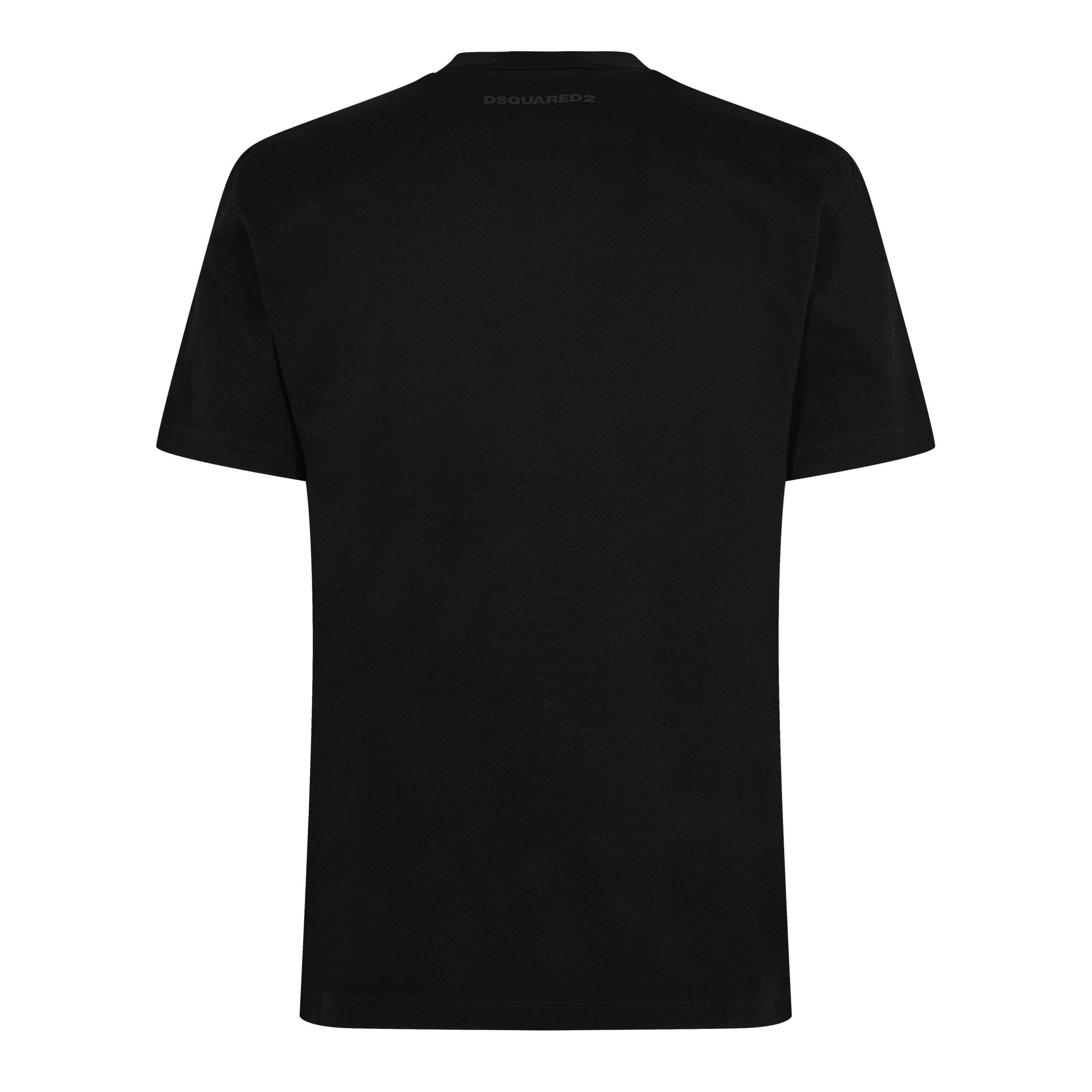 関税送料込【DSQUARED2】ダイヤモンド ICON Tシャツ ブラック DSquared2 | Diamond Icon T Shirt | Regular Fit T-Shirts