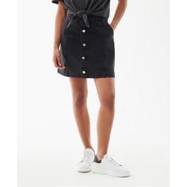 Barbour International Lorimer Denim Skirt