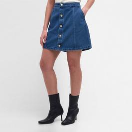 Barbour International Lorimer Denim Skirt