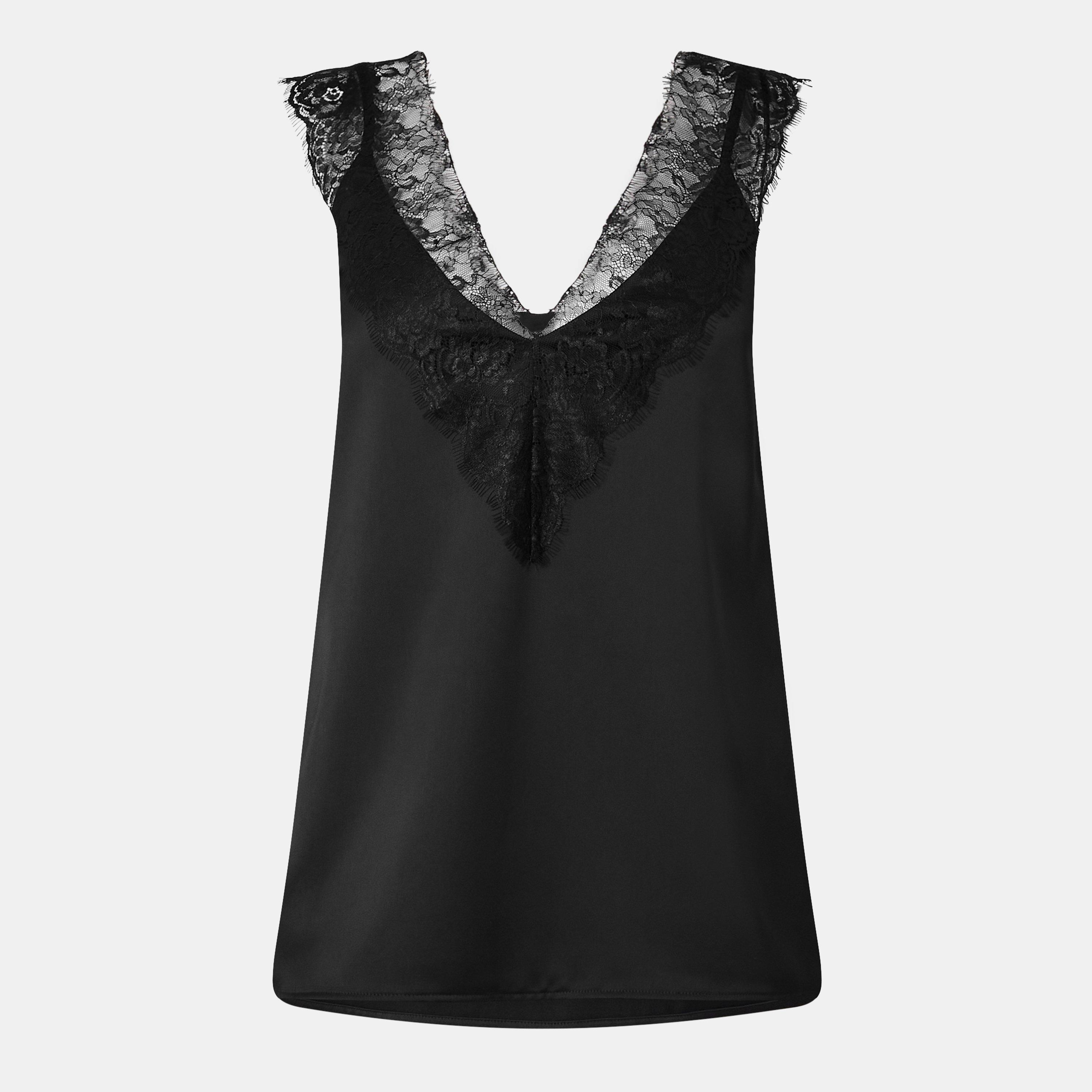 Boss Women's Belinga Satin Top, Luxurious Finish