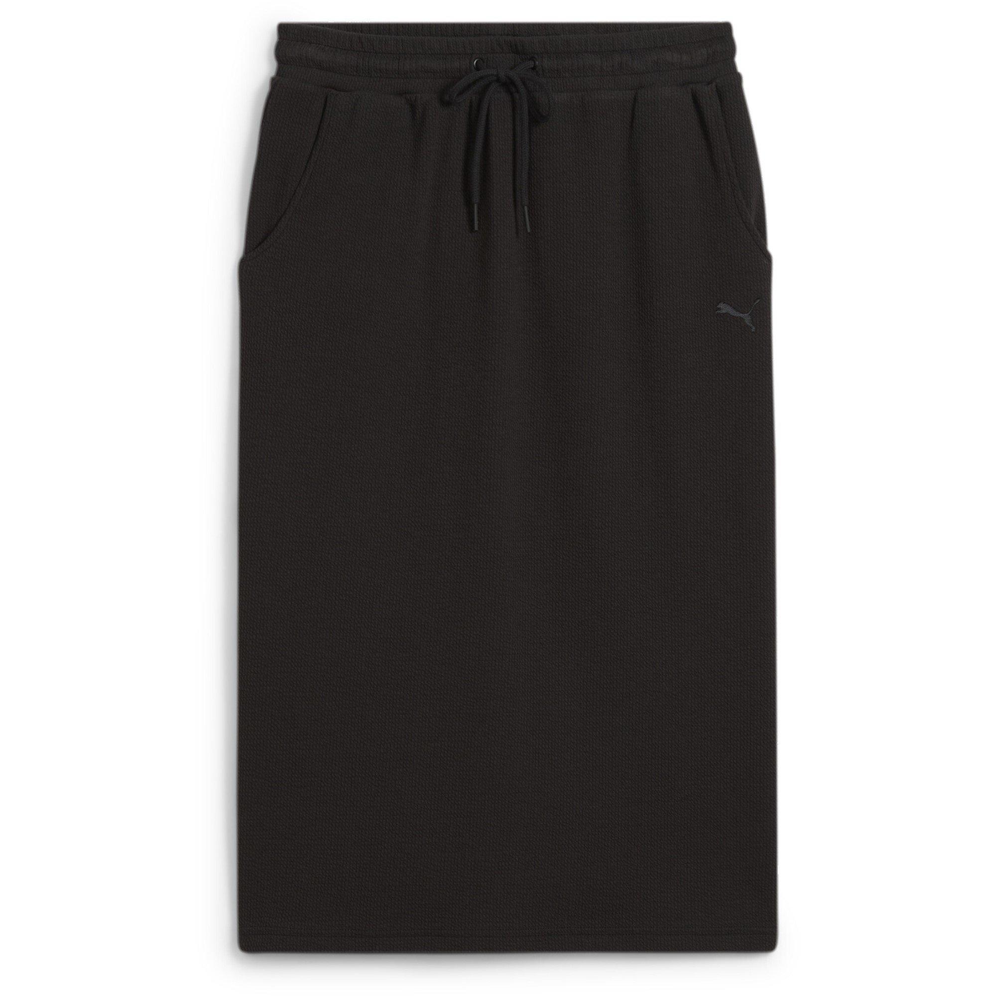 Puma Black - Puma - Drawstring Midi Skirt Womens - 1