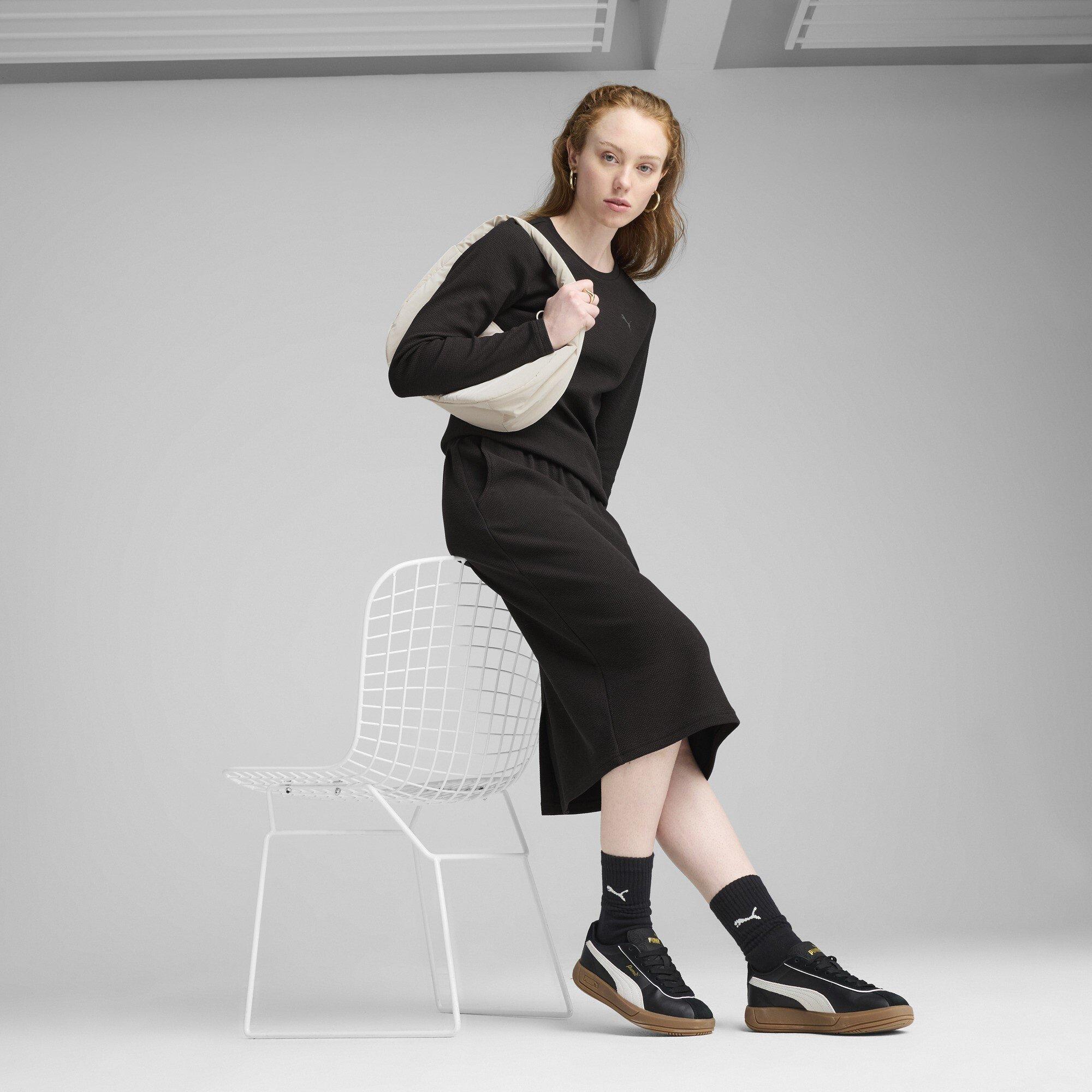 Puma Black - Puma - Drawstring Midi Skirt Womens - 4