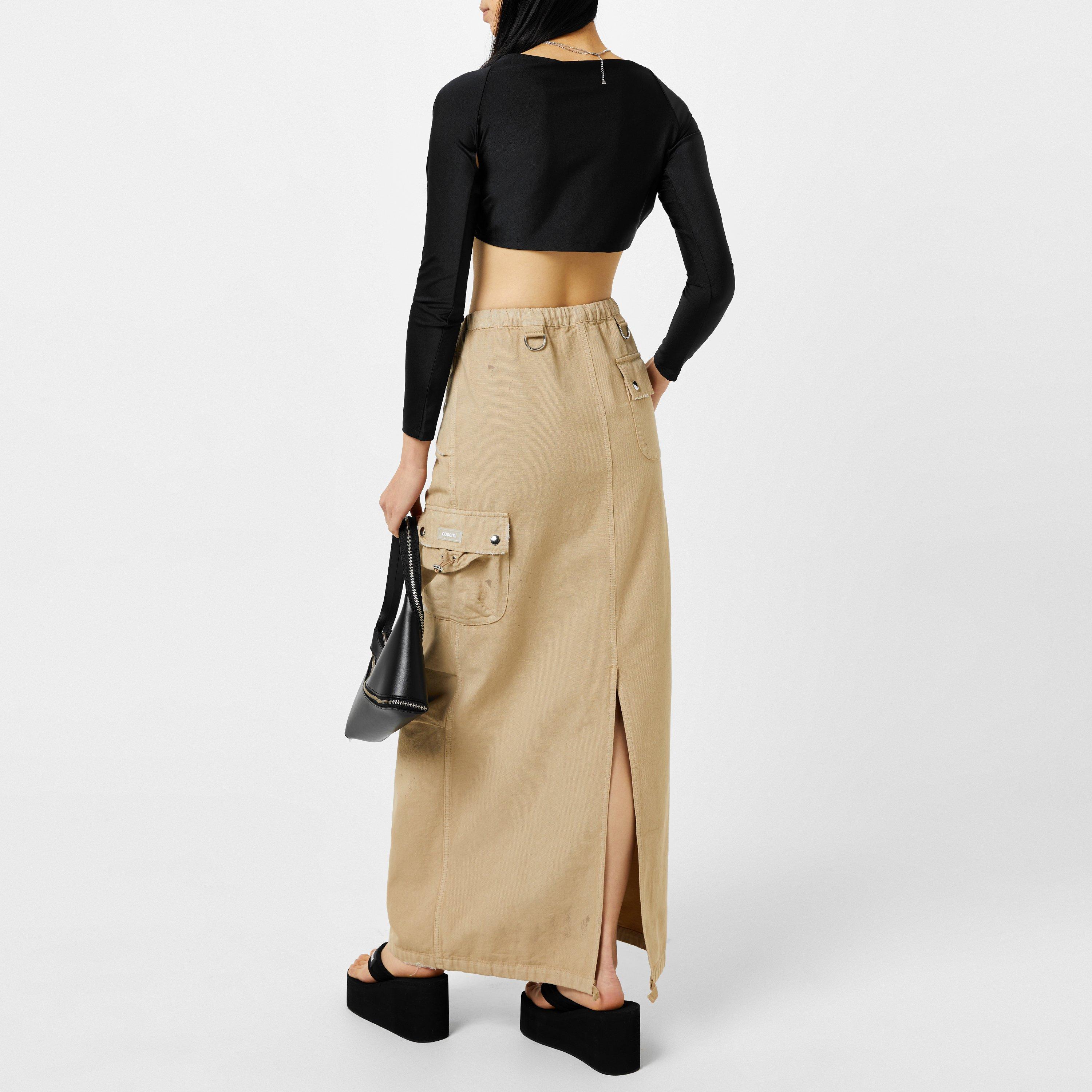 Beige - Coperni - Cargo Maxi Skirt - 3
